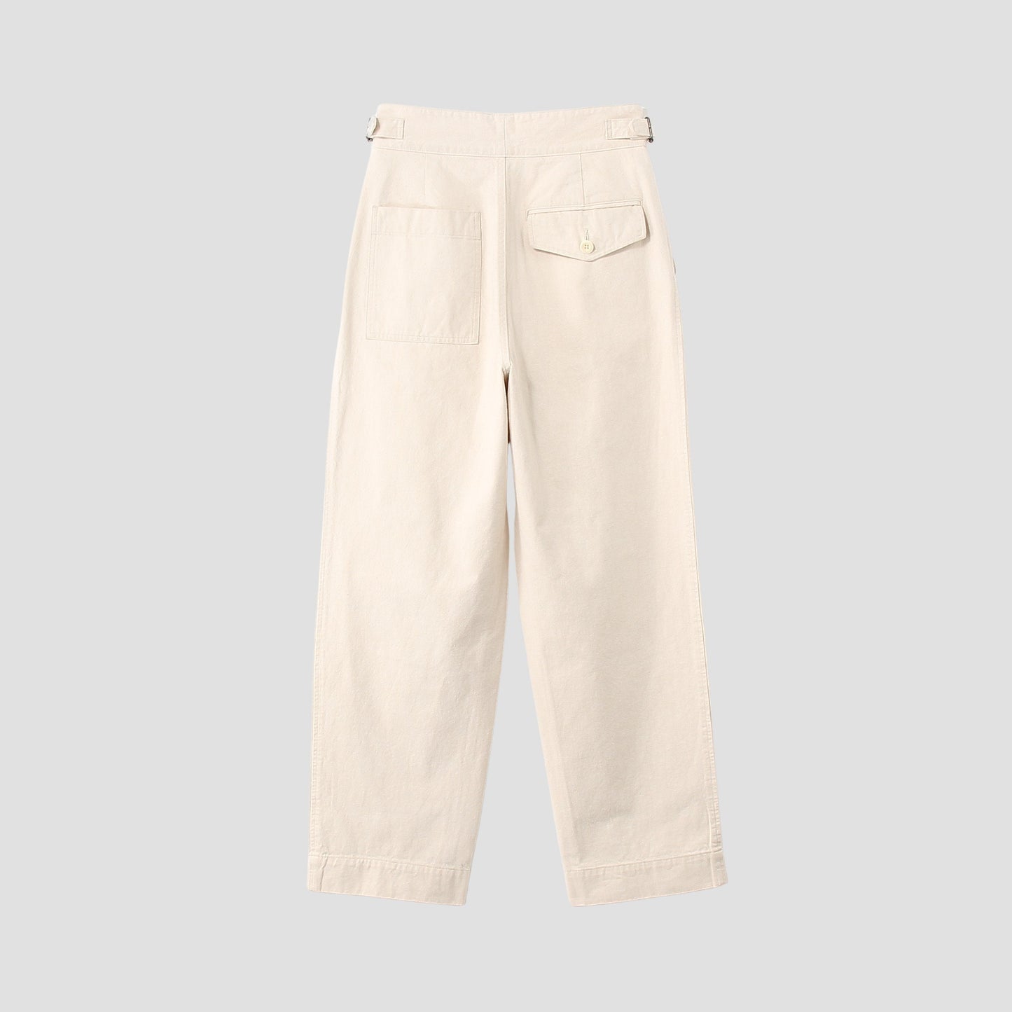 NATURAL DENIM TROUSERS