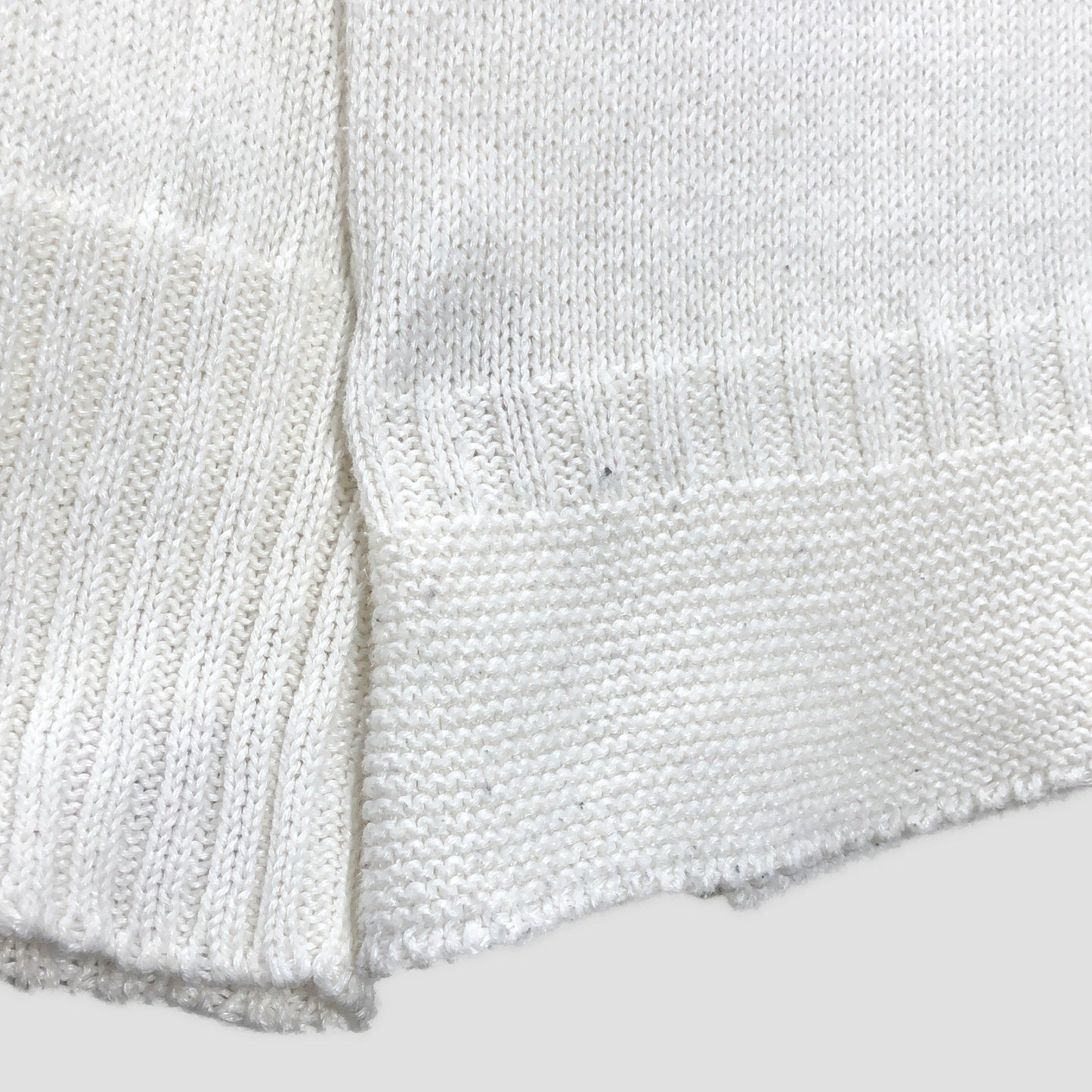 V NECK GUERNSEY KNIT