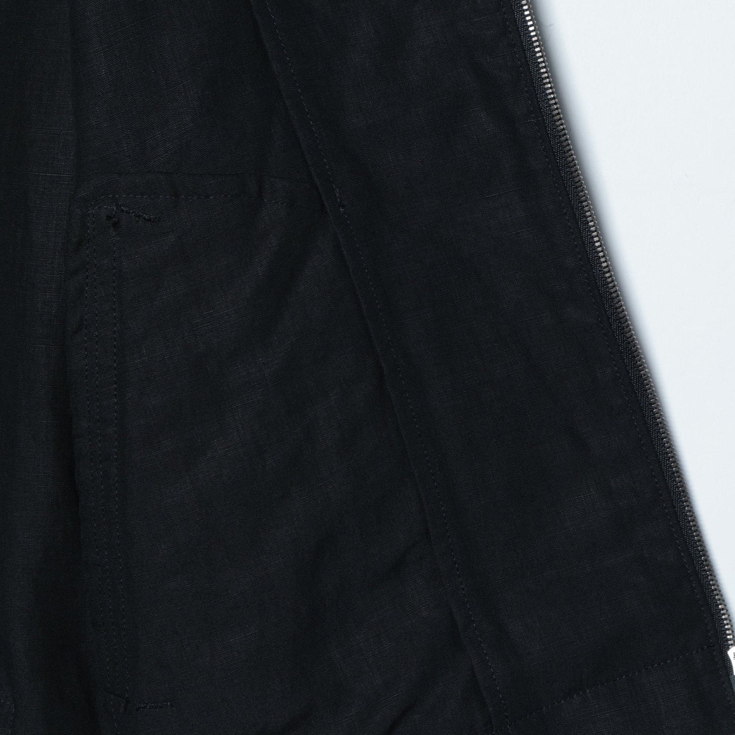 DENSE LINEN POPLIN BLOUSON