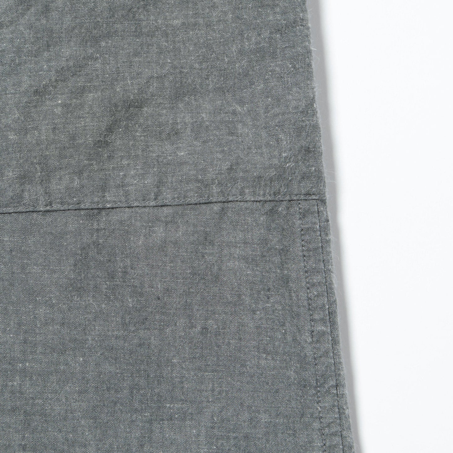 YARN DYE COTTON LINEN DRESS
