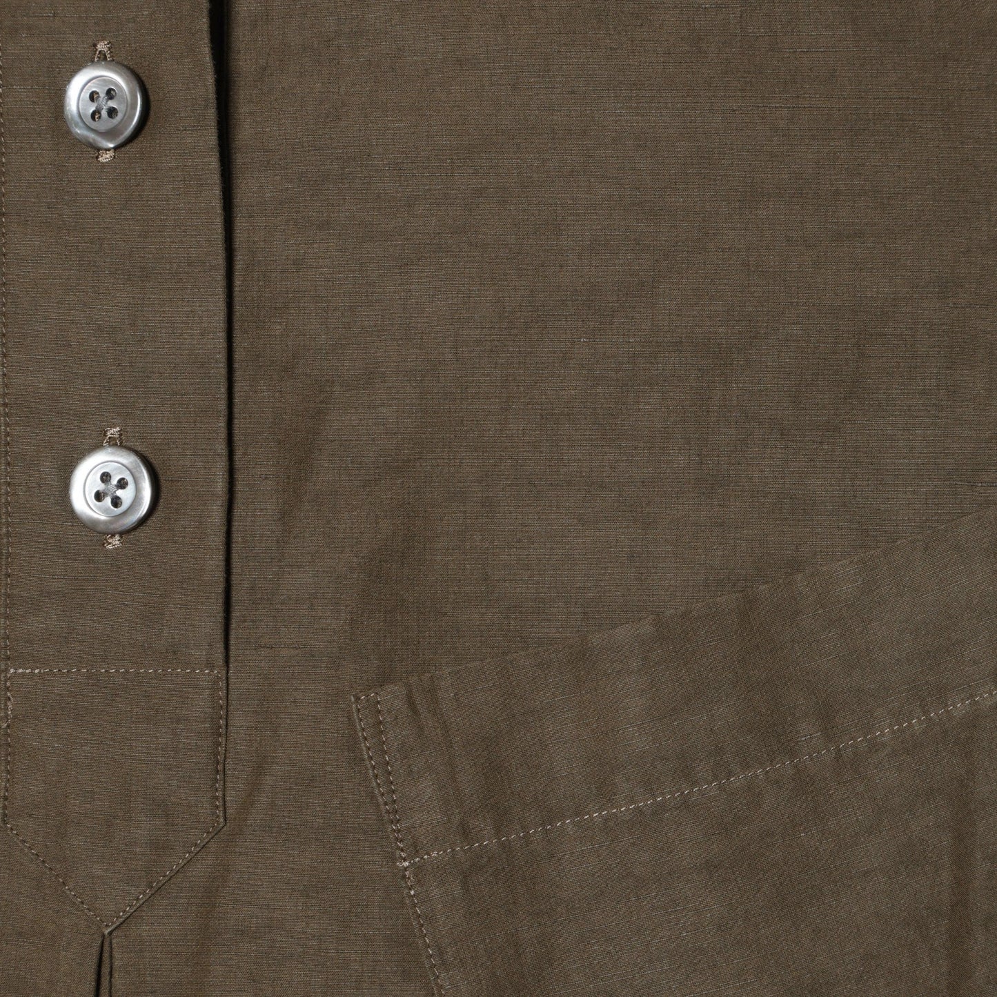 FINE PLAINWEAVE COTTON LINEN DRESS