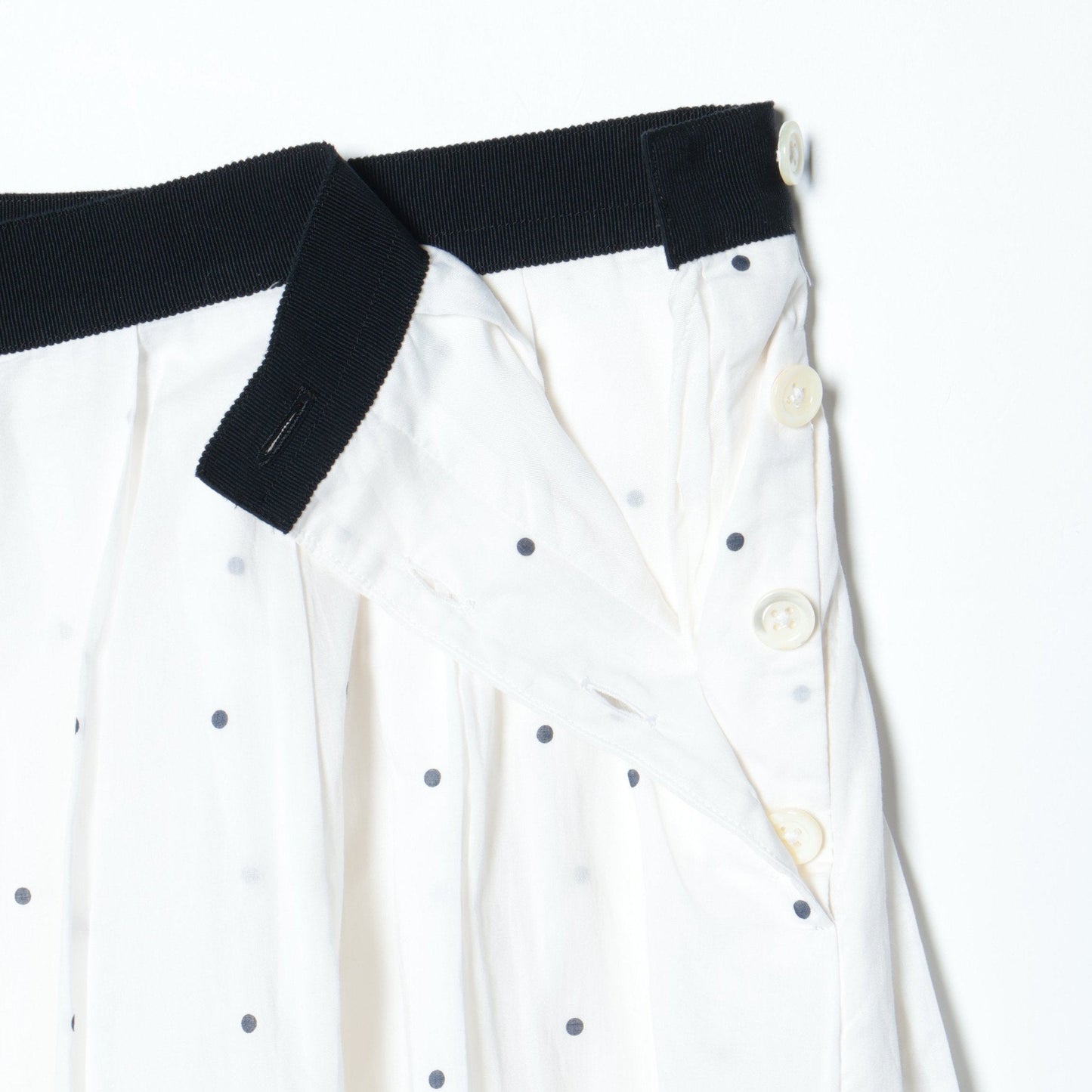 SPOT PRINT BATISTE SKIRT