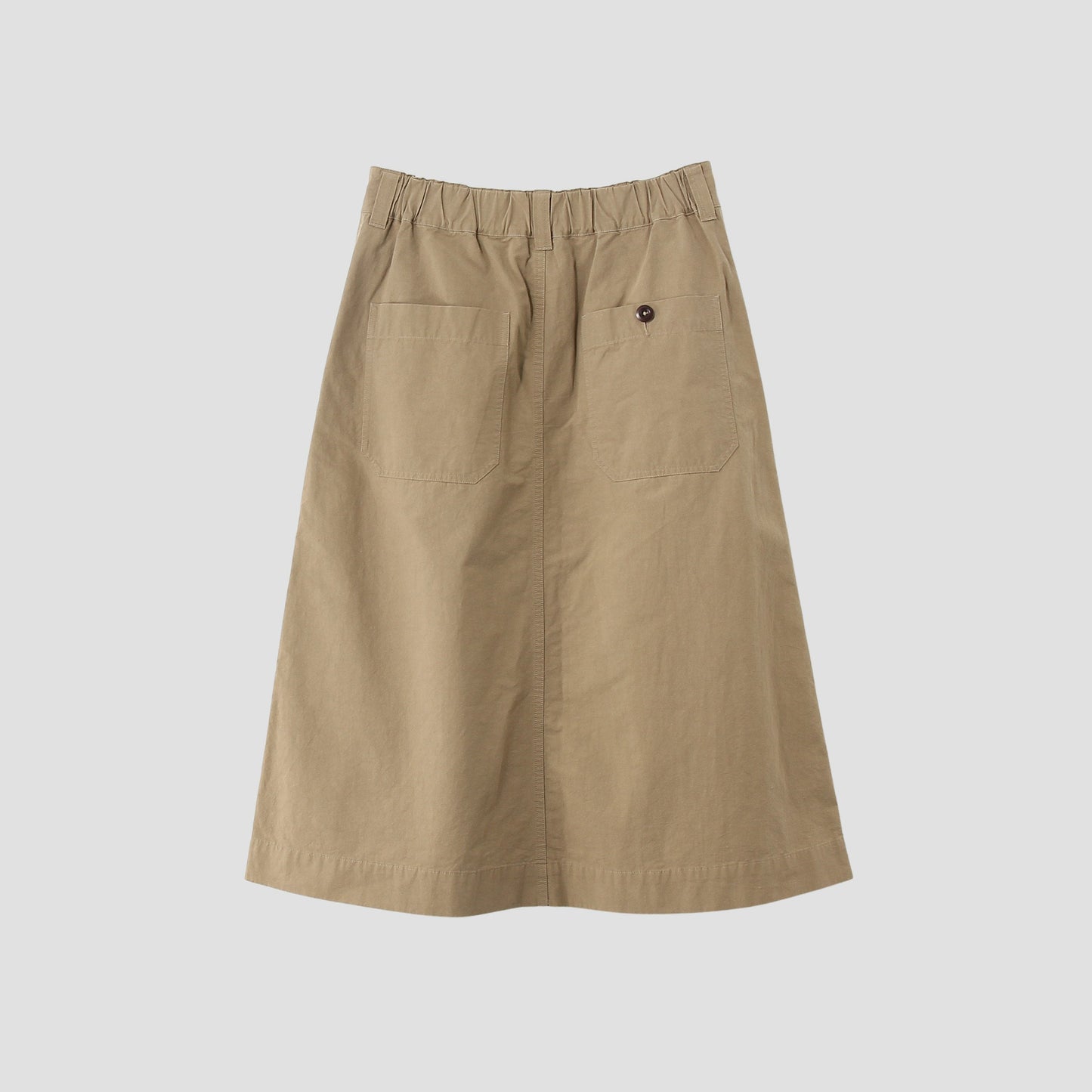COTTON PLAIN WEAVE SKIRT
