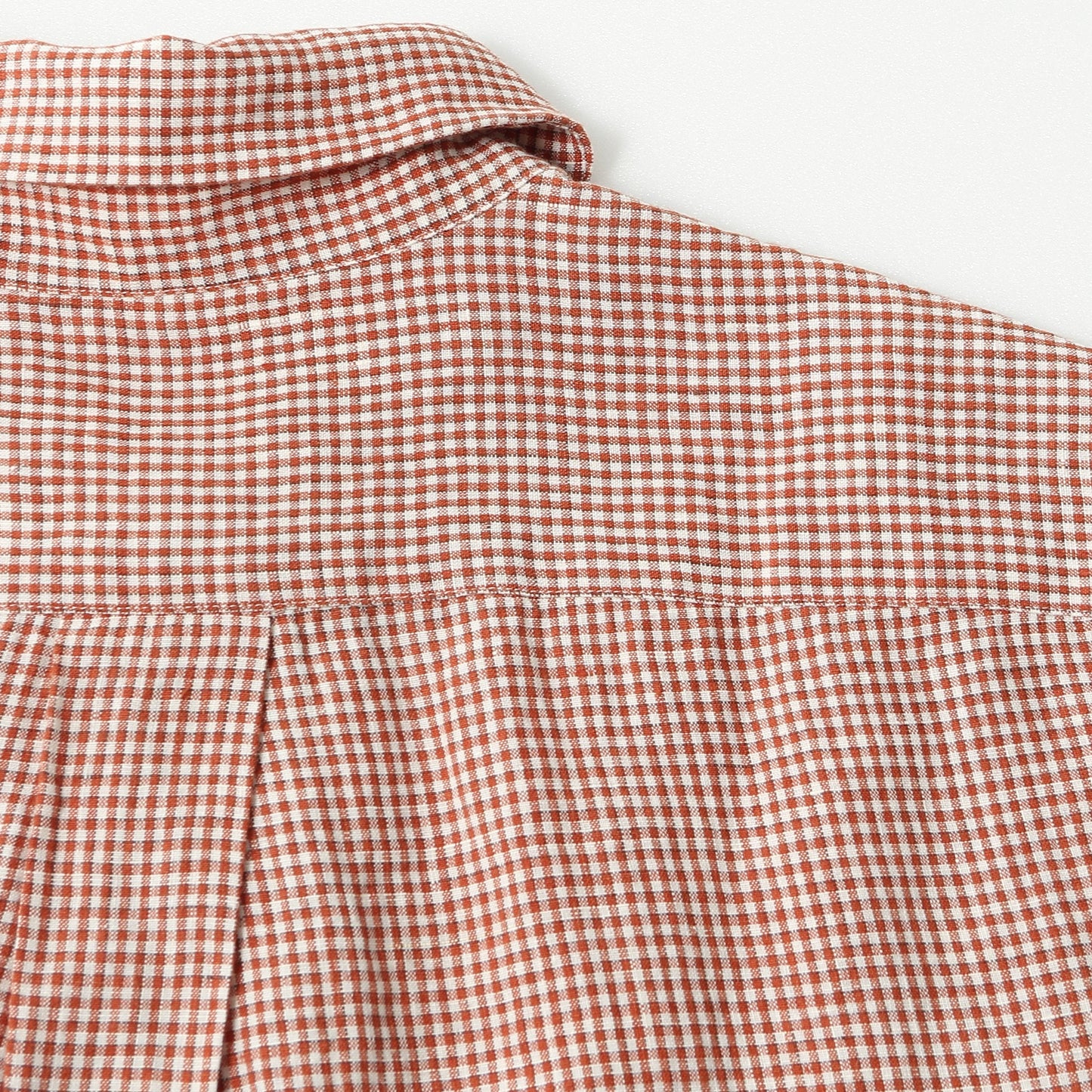 TRI GINGHAM LINEN SHIRT