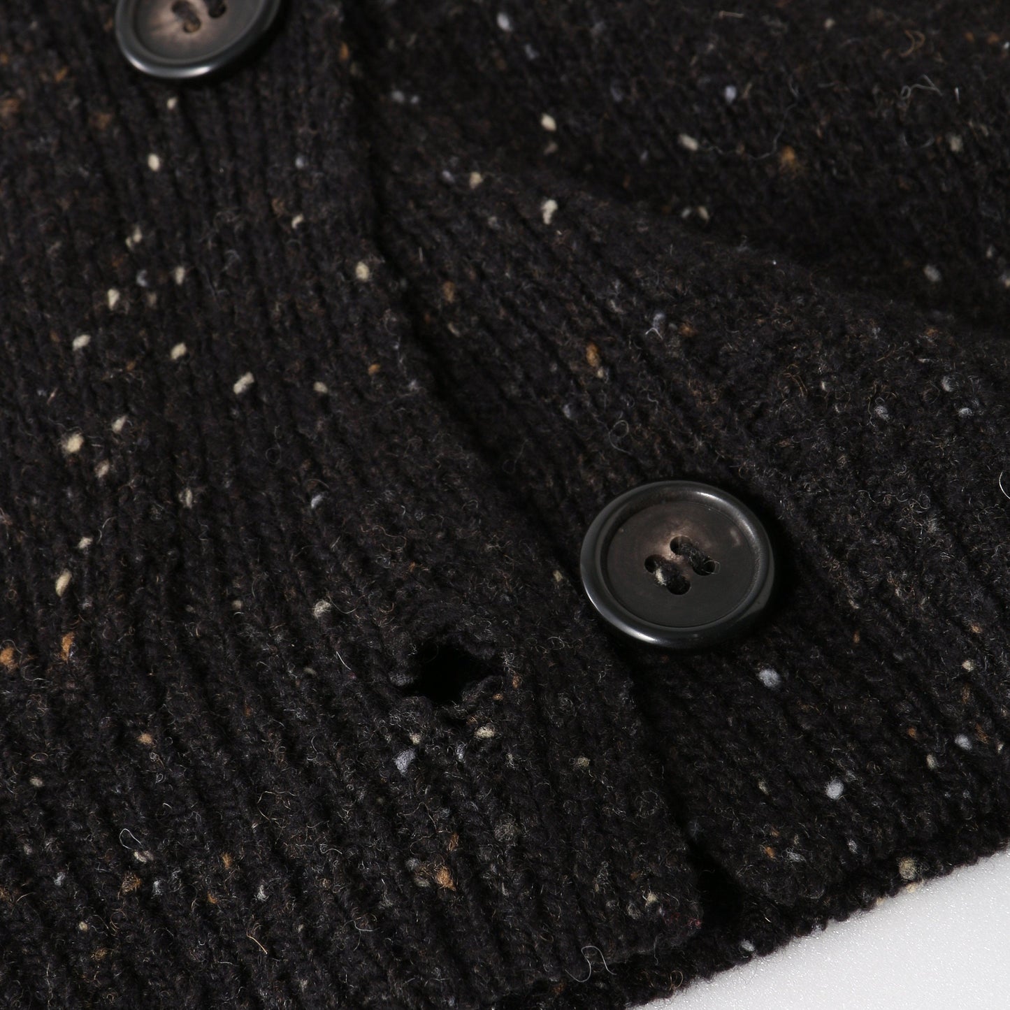 DONEGAL WOOL CARDIGAN KNIT