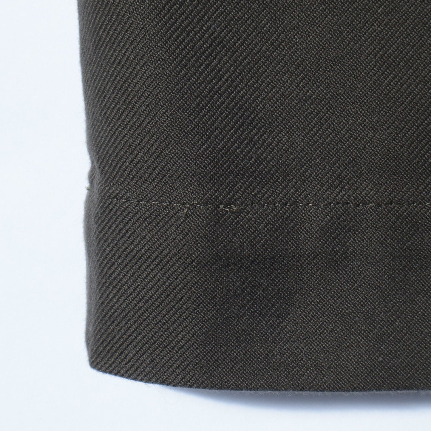 DENSE COTTON TWILL TROUSERS