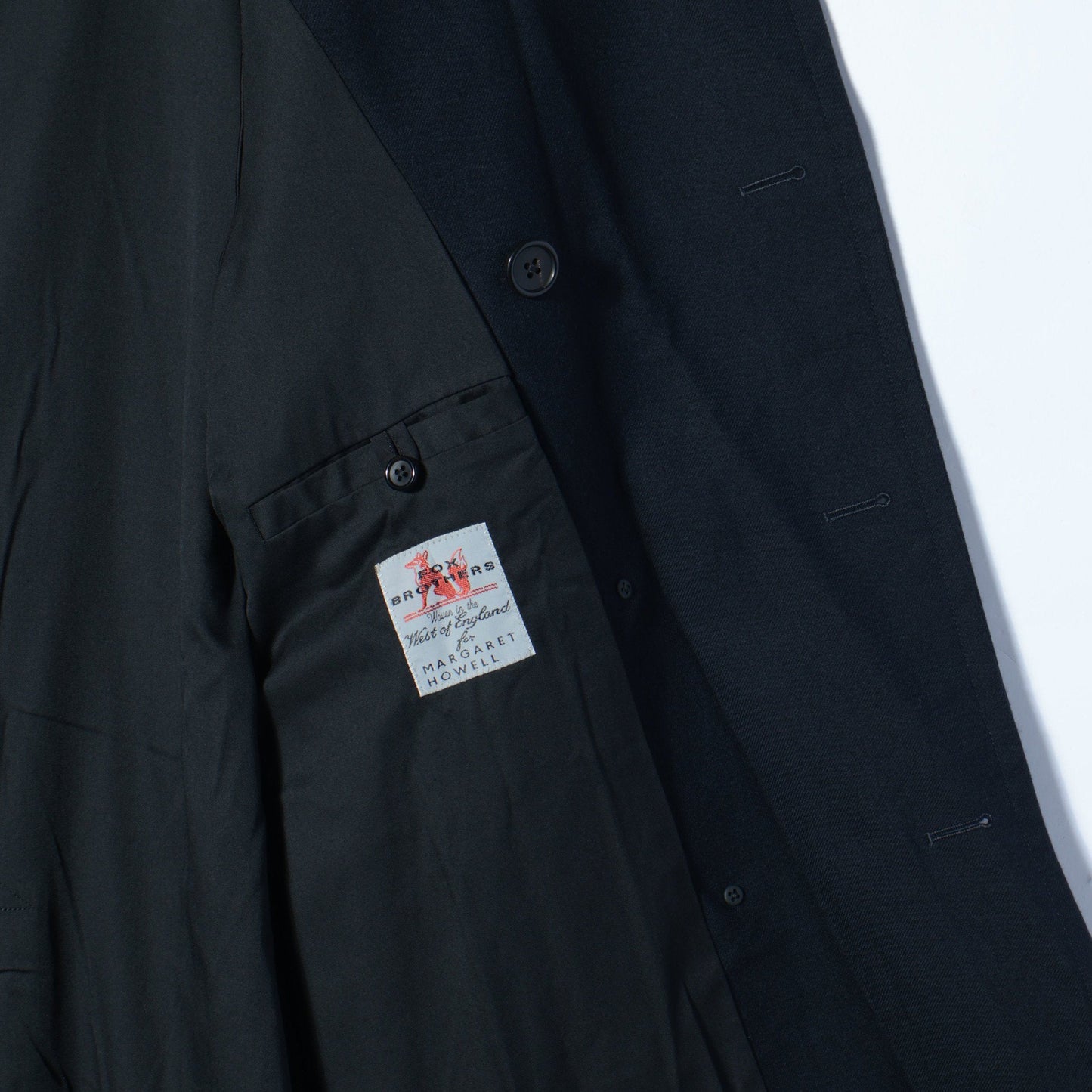WASHED SERGE COAT