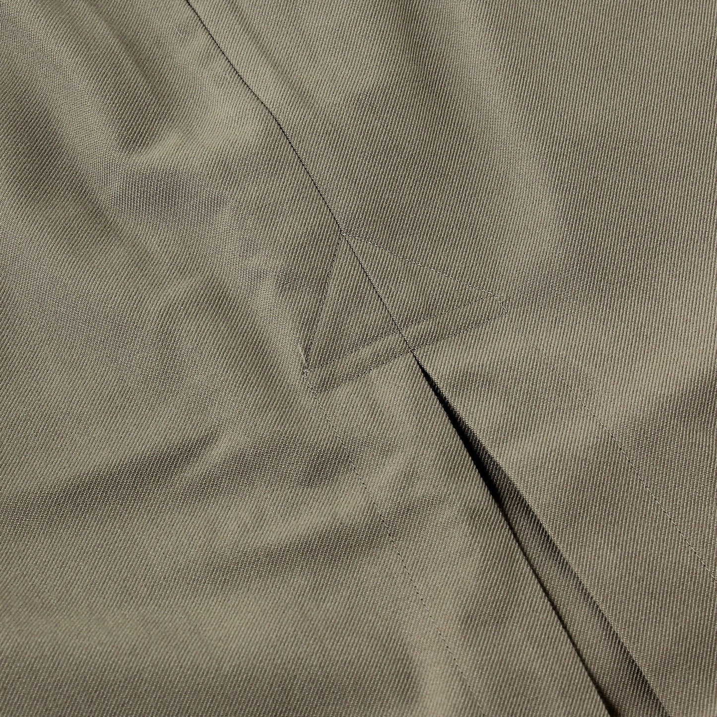 WOOL COTTON TWILL SKIRT