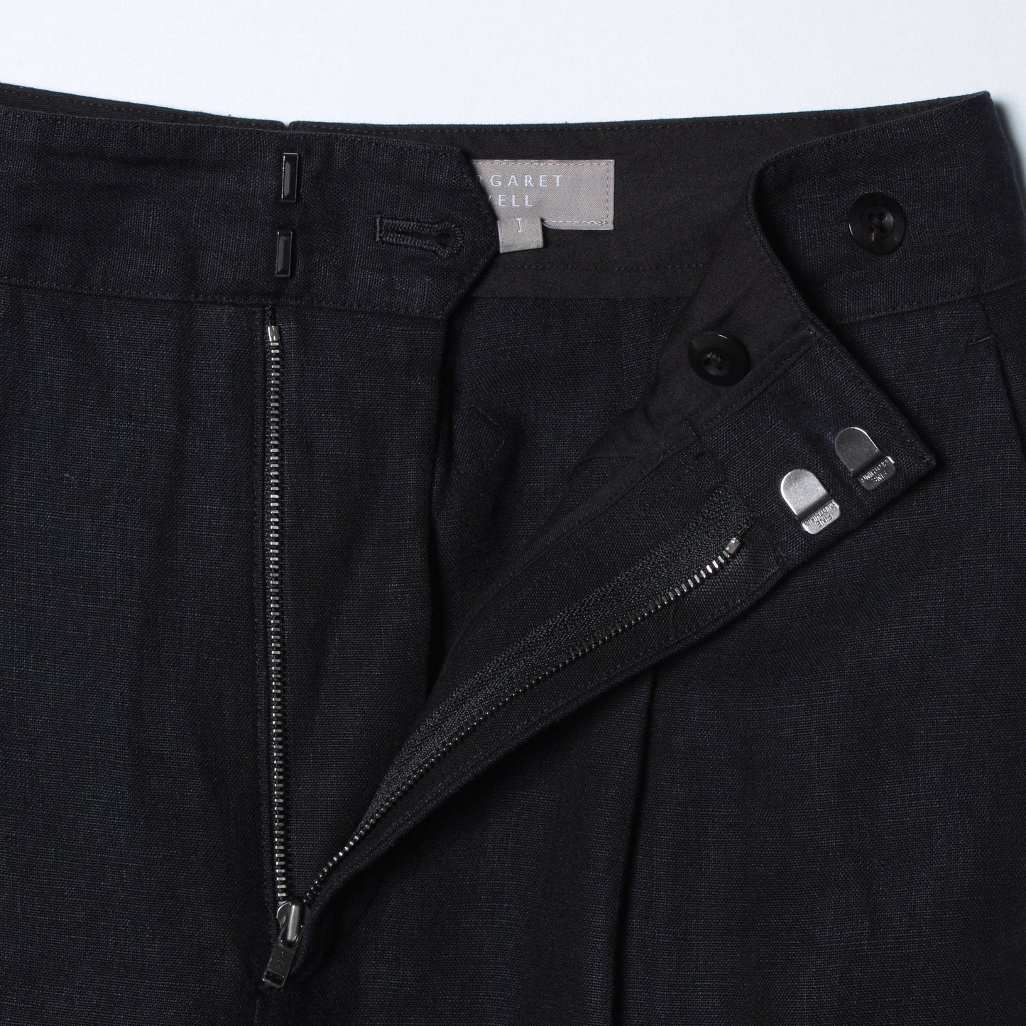 LINEN HOPSACK TROUSERS