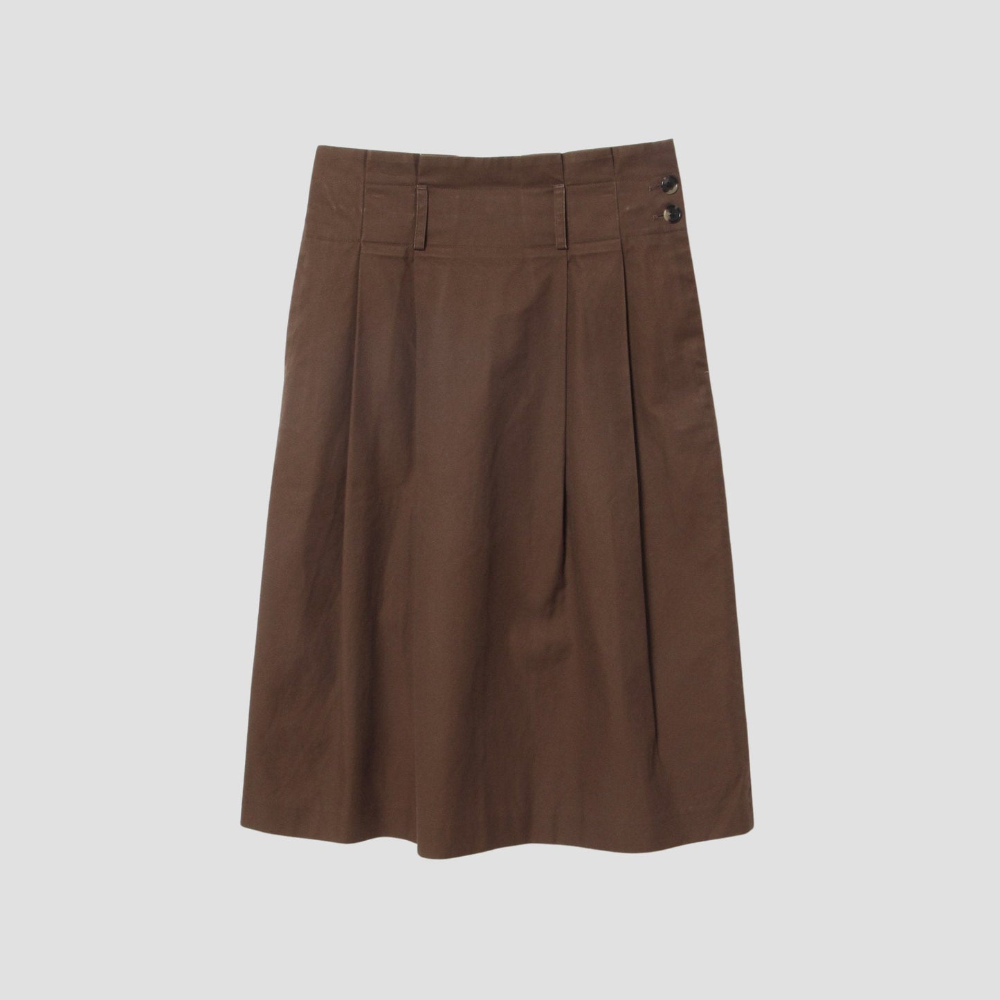 BRUSHED TWILL SKIRT