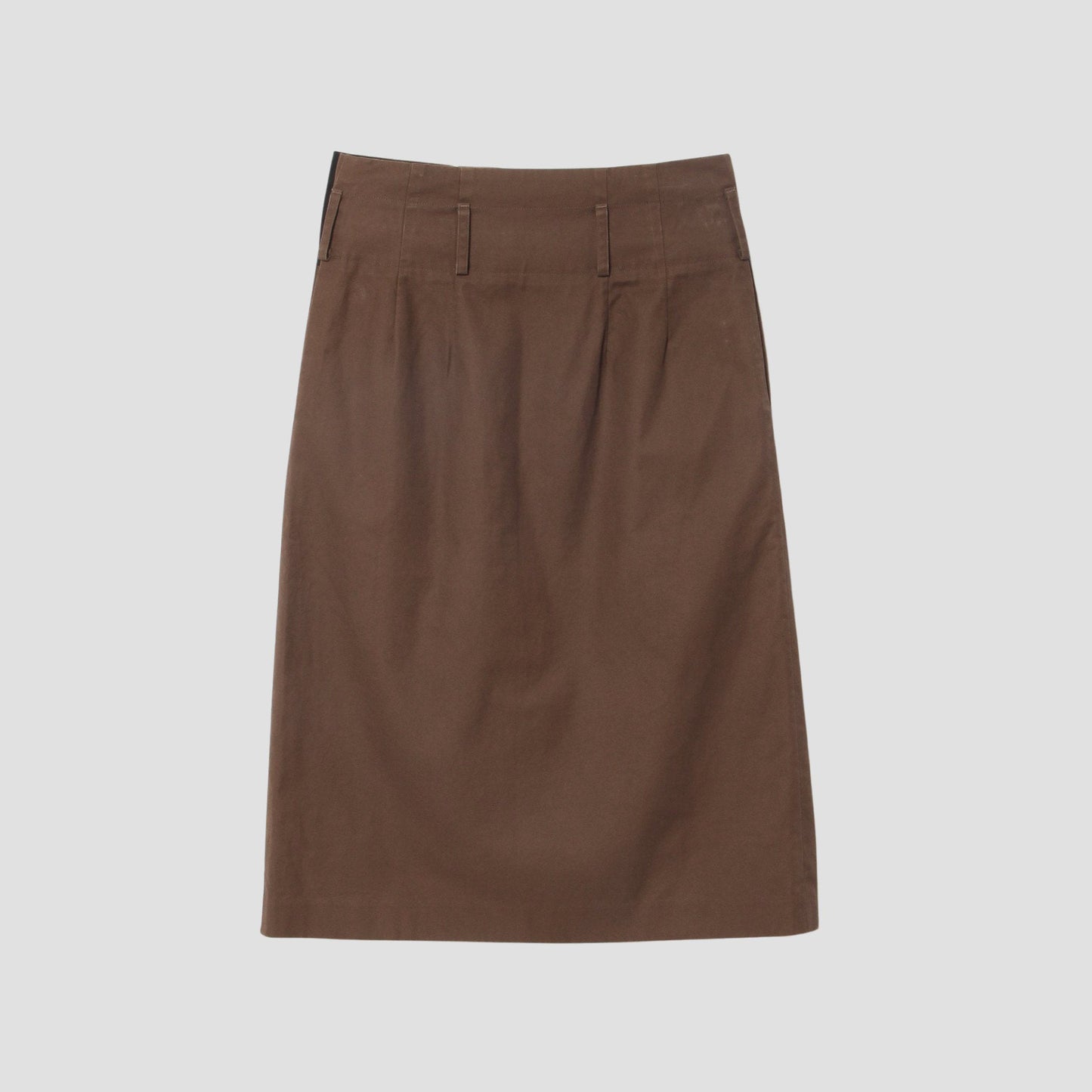 BRUSHED TWILL SKIRT