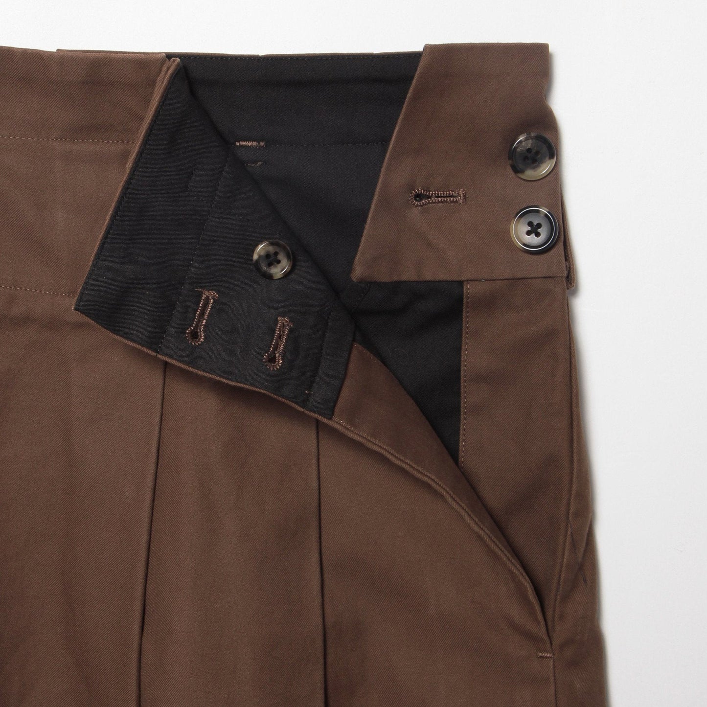 BRUSHED TWILL SKIRT