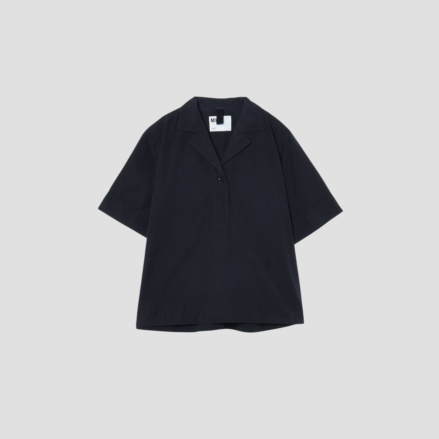 SANDED COTTON LINEN SHIRT
