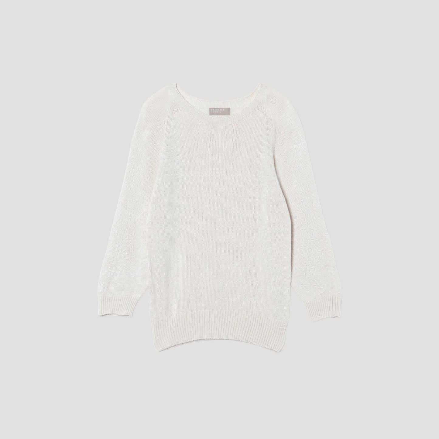 LINEN COTTON CREW NECK KNIT