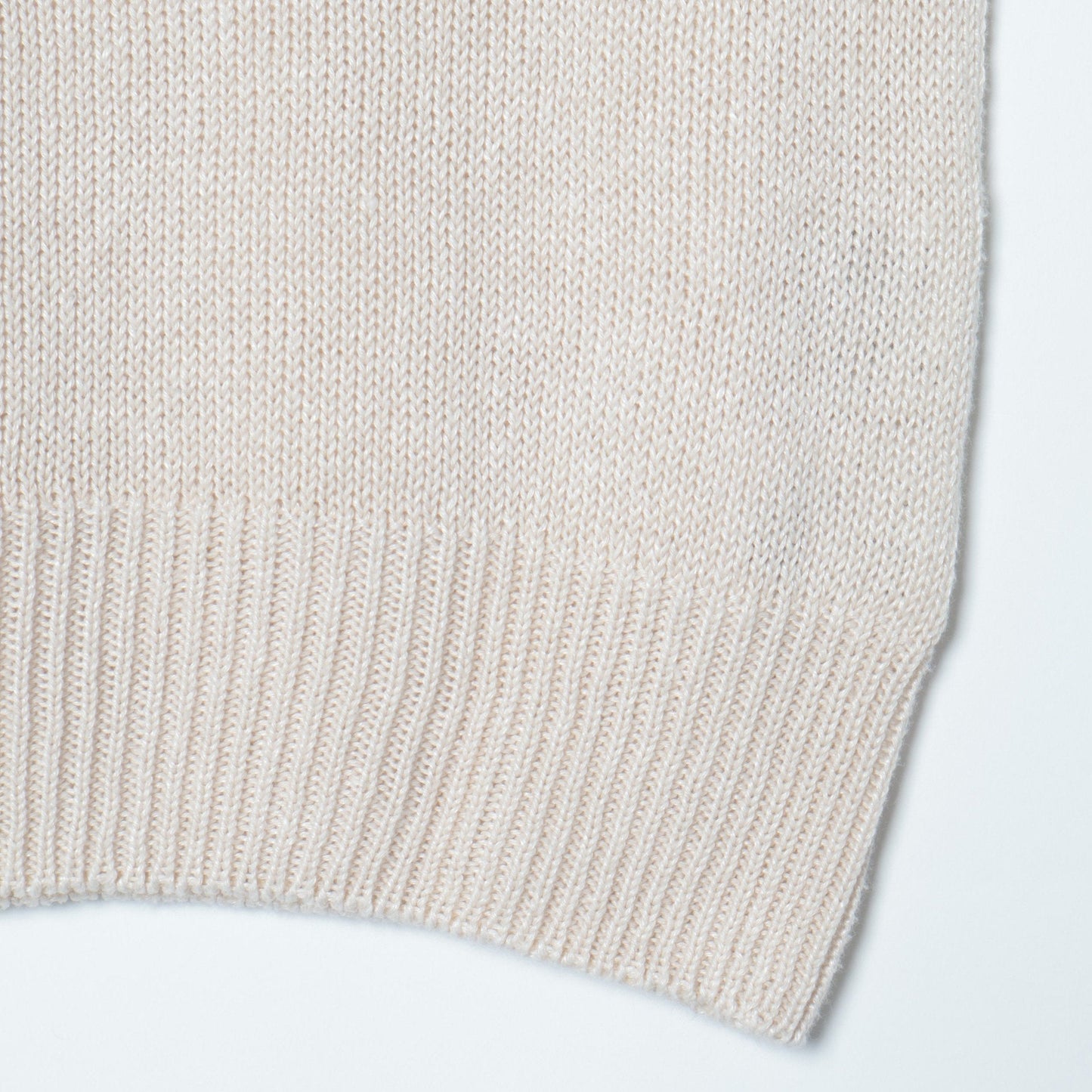 LINEN COTTON CREW NECK KNIT