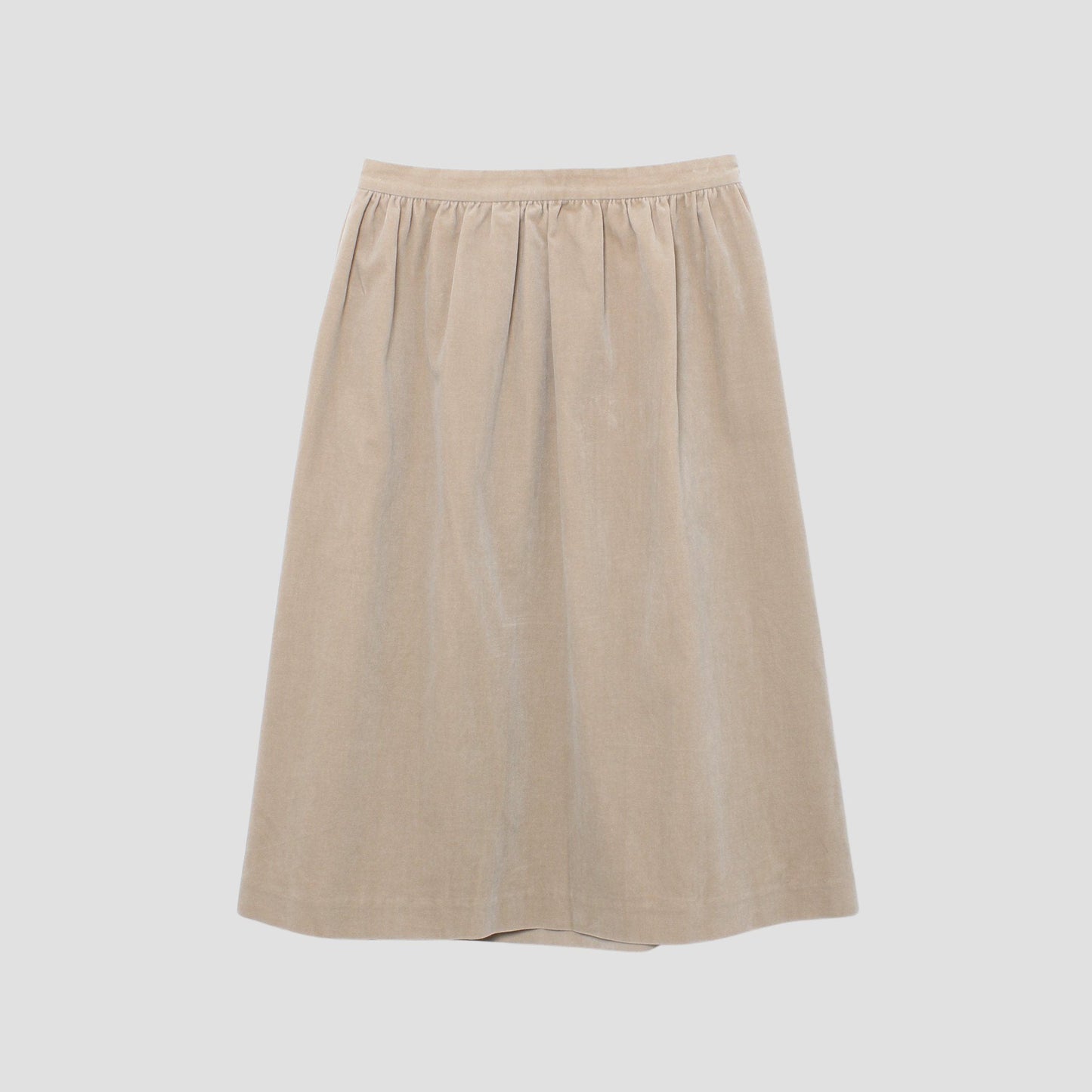 COTTON VELVET SKIRT