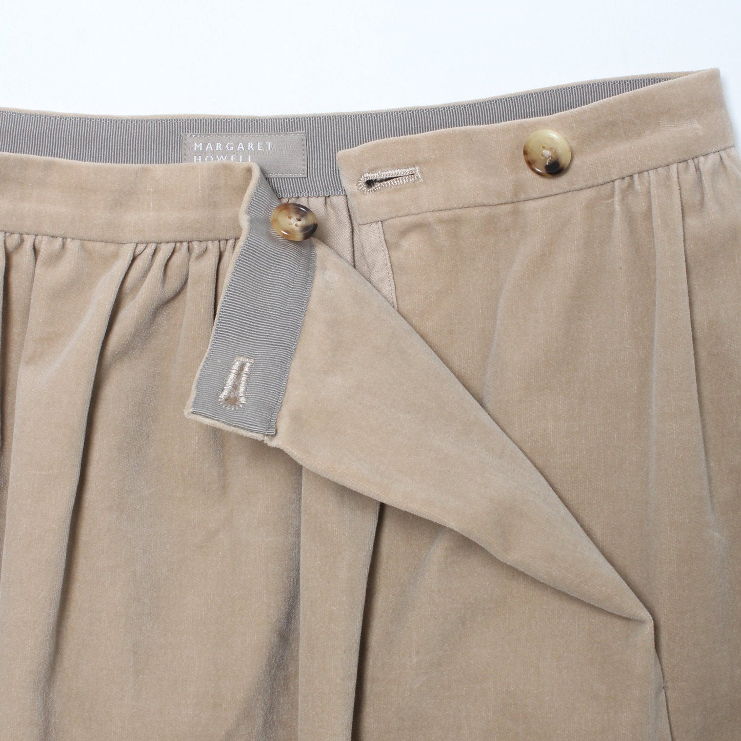 COTTON VELVET SKIRT