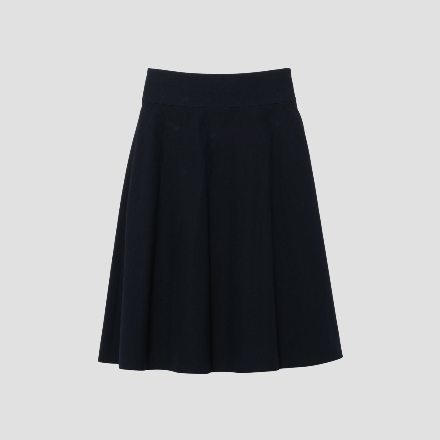 COTTON SILK PLAIN WEAVE SKIRT
