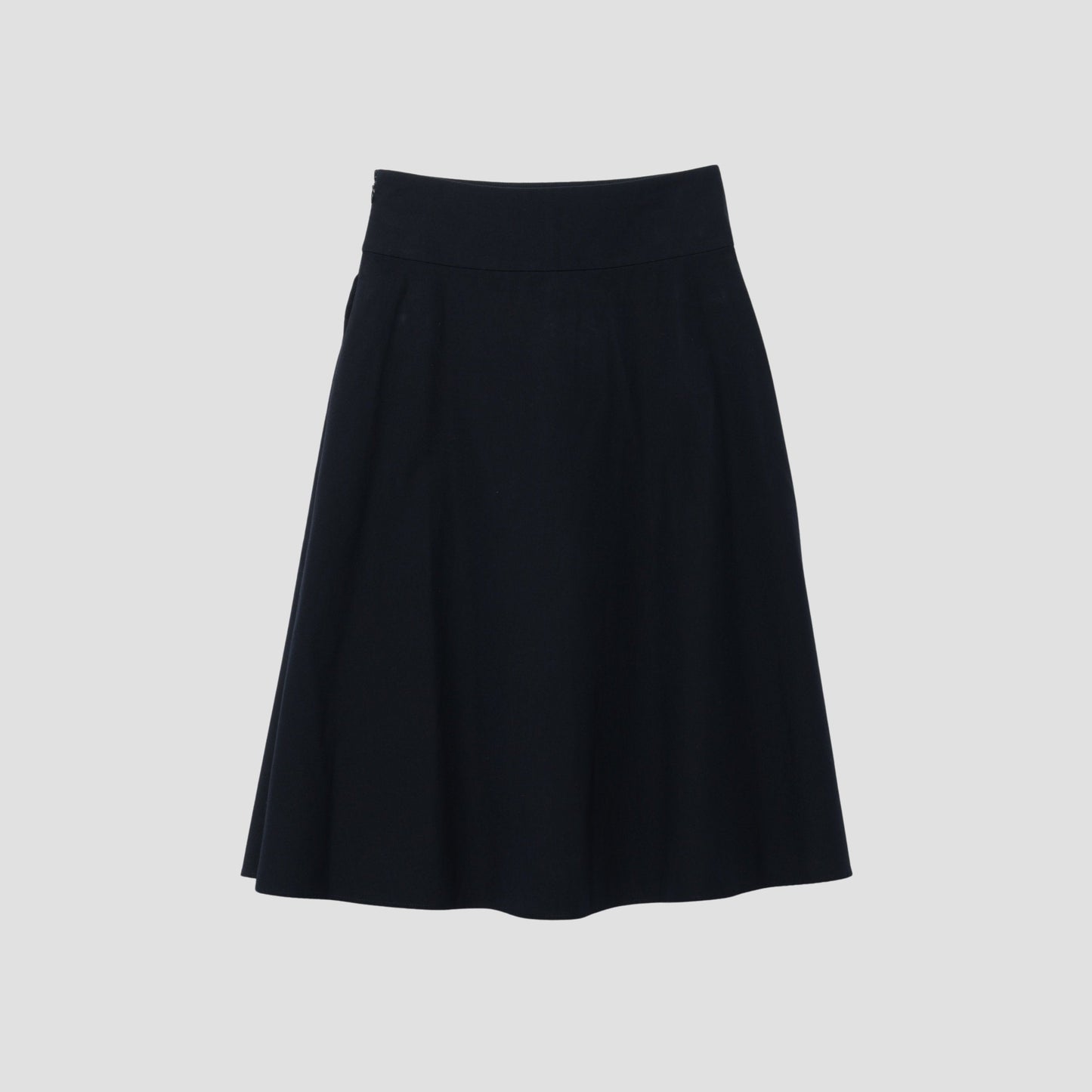 COTTON SILK PLAIN WEAVE SKIRT