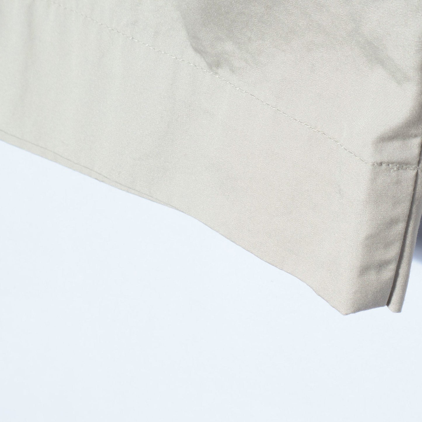 FINE COMPACT COTTON POPLIN TROUSERS