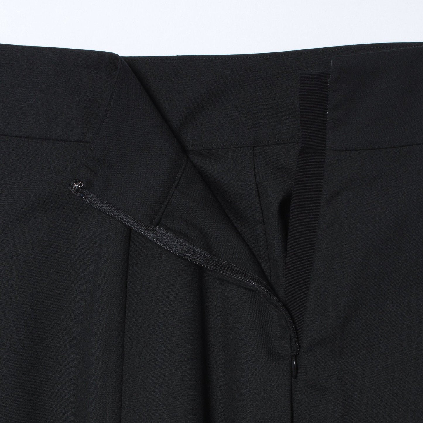 FINE WOOL POPLIN SKIRT