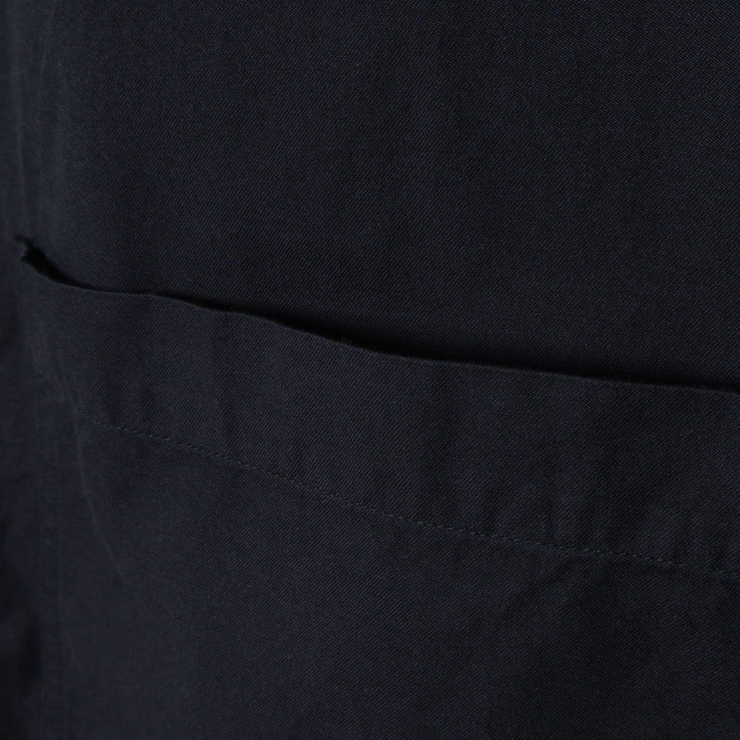 BLACK WARP COTTON DENIM SHIRT