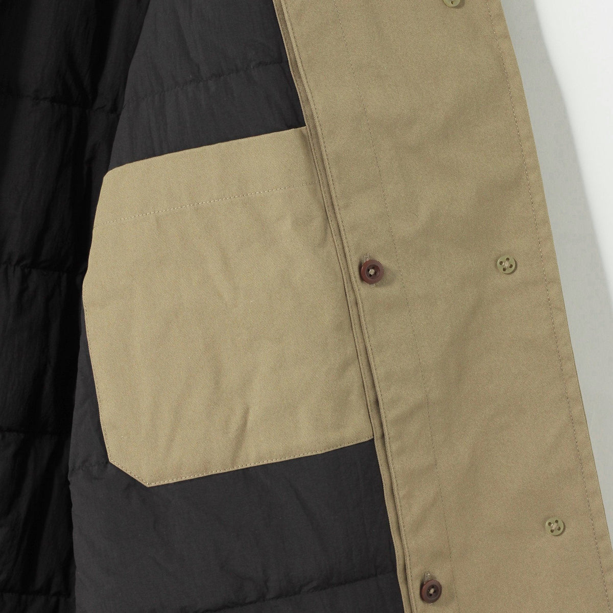 PROOFED COTTON NYLON TWILL COAT