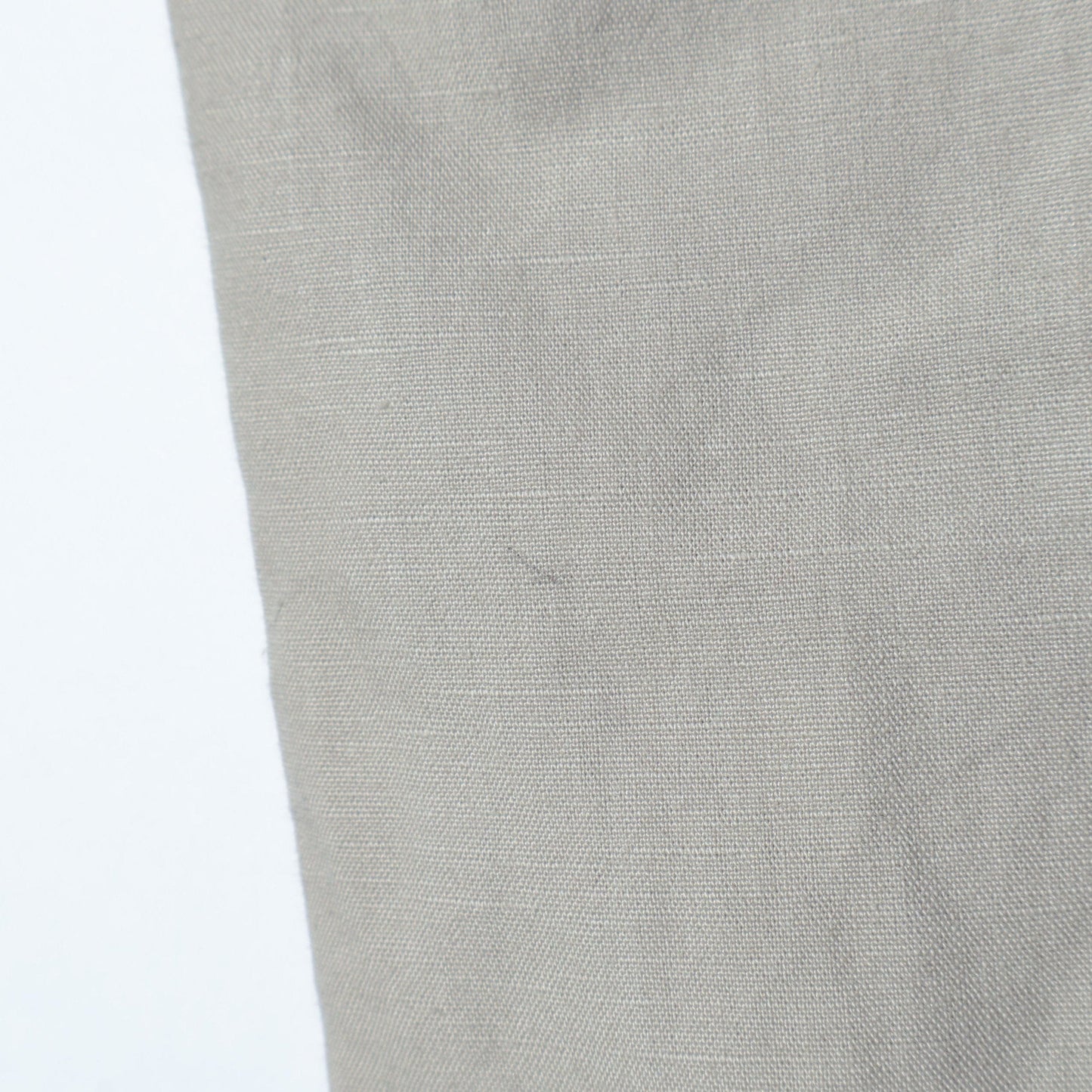 PLAIN WEAVE COTTON LINEN TROUSERS
