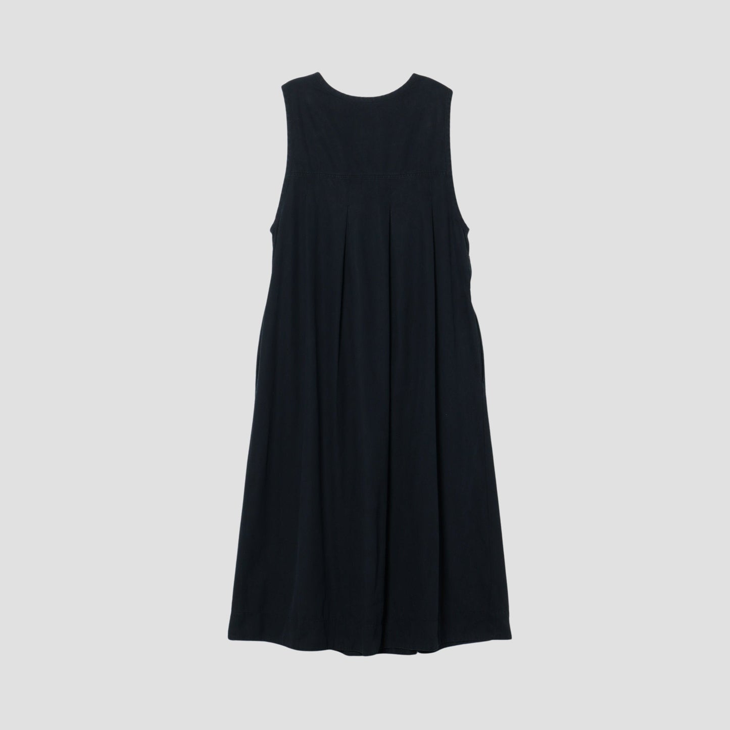 TWISTED ORGANIC COTTON TWILL DRESS