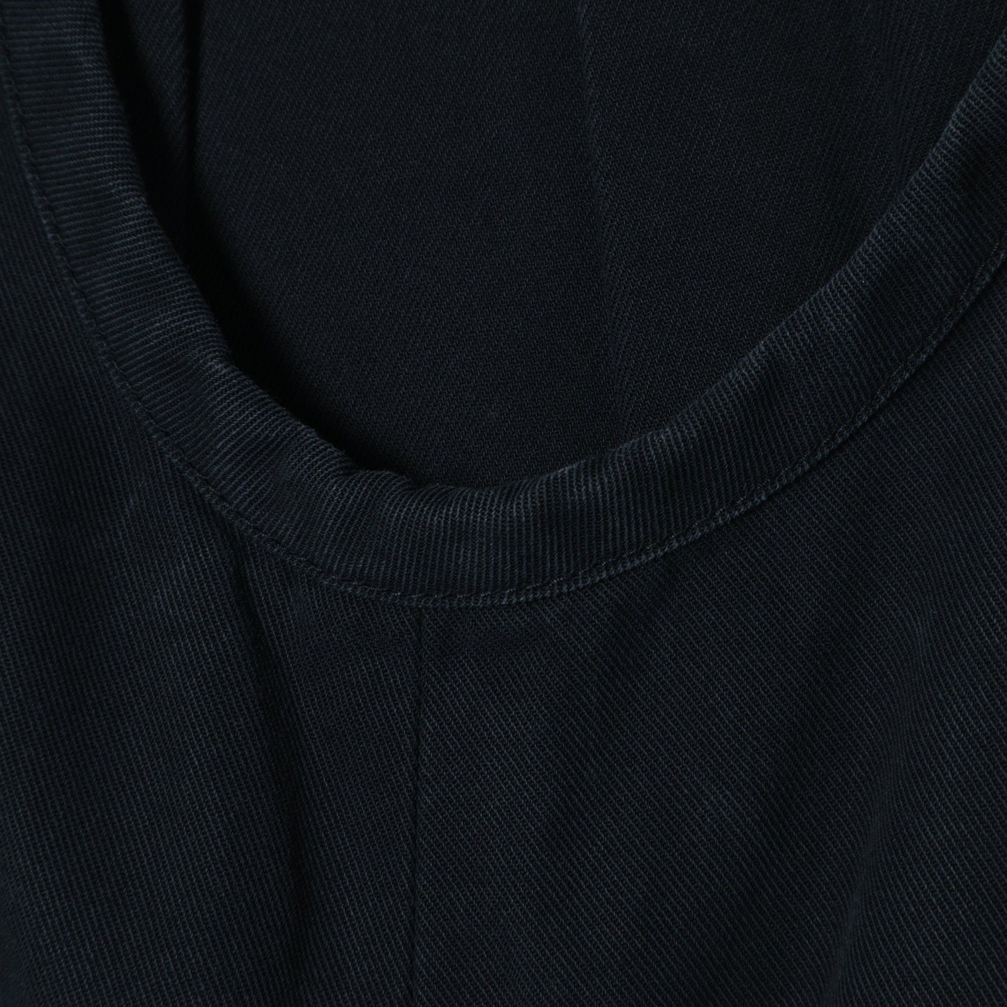 TWISTED ORGANIC COTTON TWILL DRESS