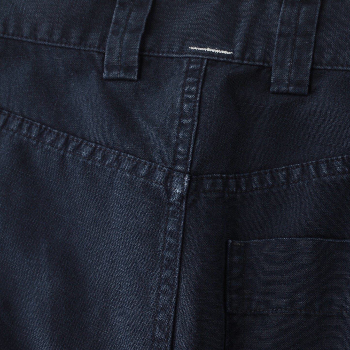 GARMENT DYE CANVAS TROUSERS