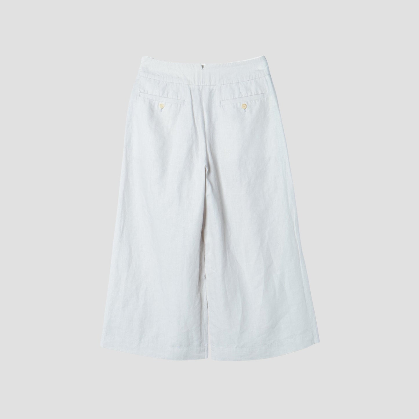 HIGH DENSE LINEN TROUSERS