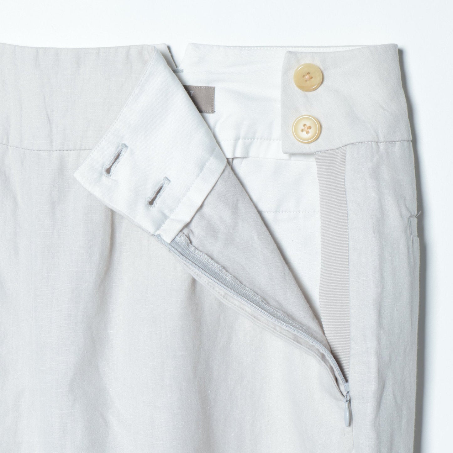 HIGH DENSE LINEN TROUSERS