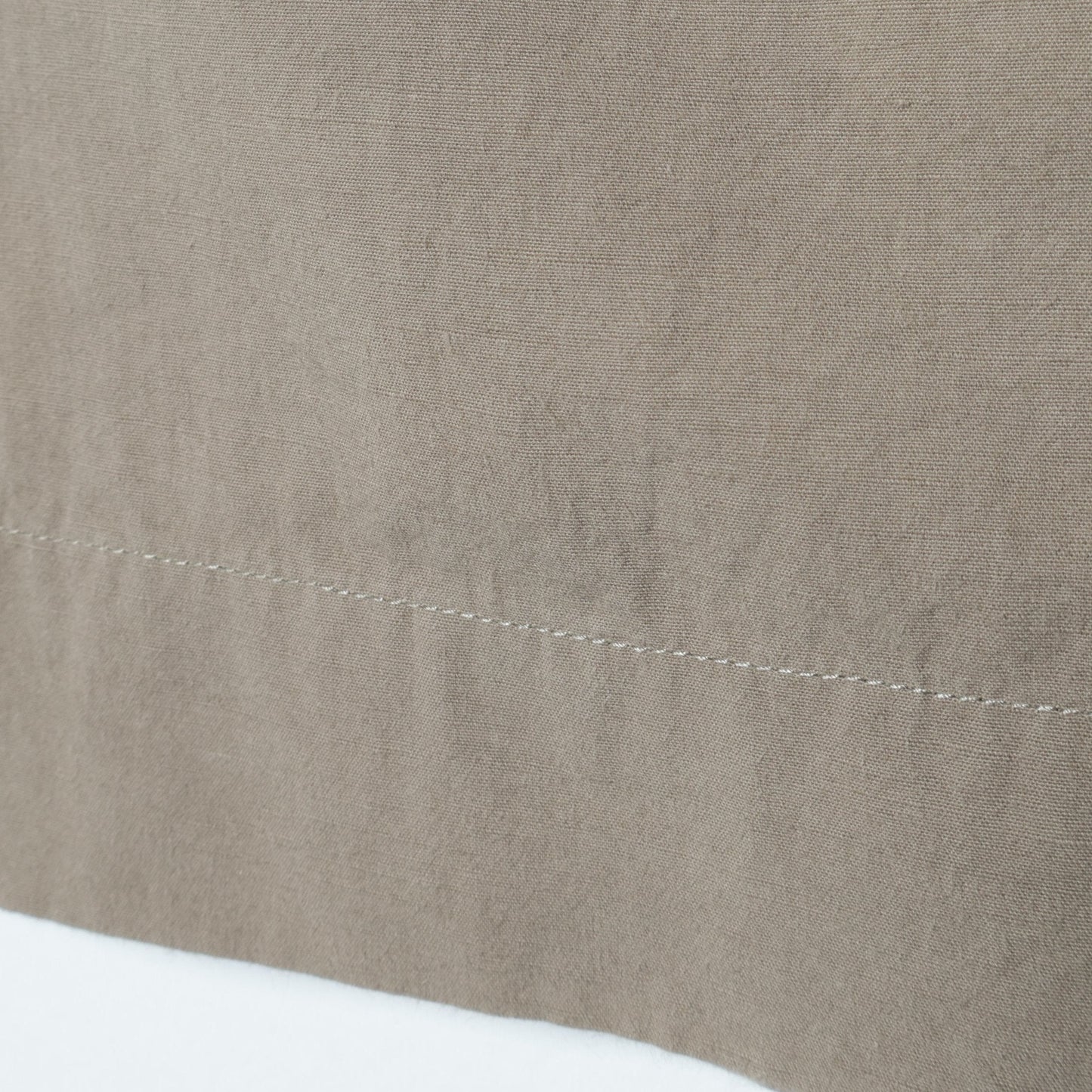 COTTON LINEN PLAIN WEAVE TROUSERS