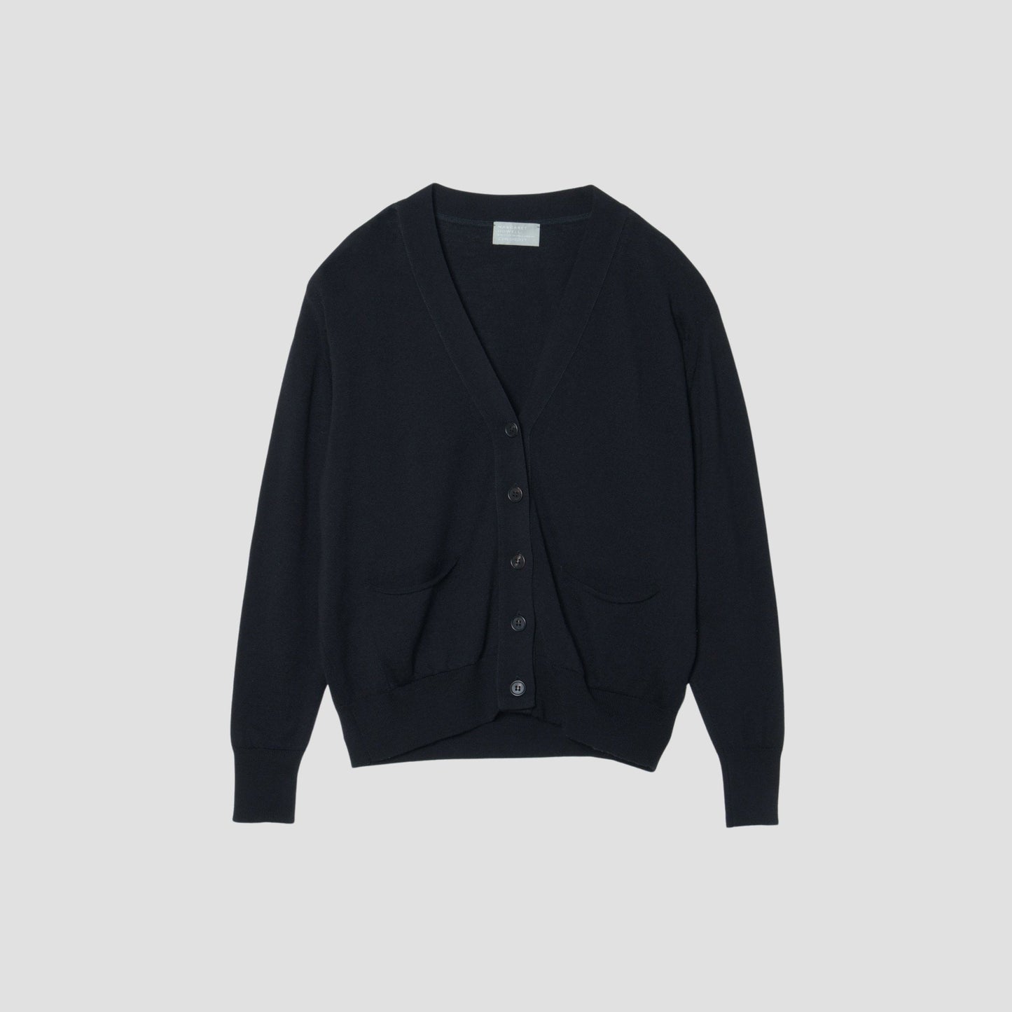 MERINO V NECK CARDIGAN KNIT