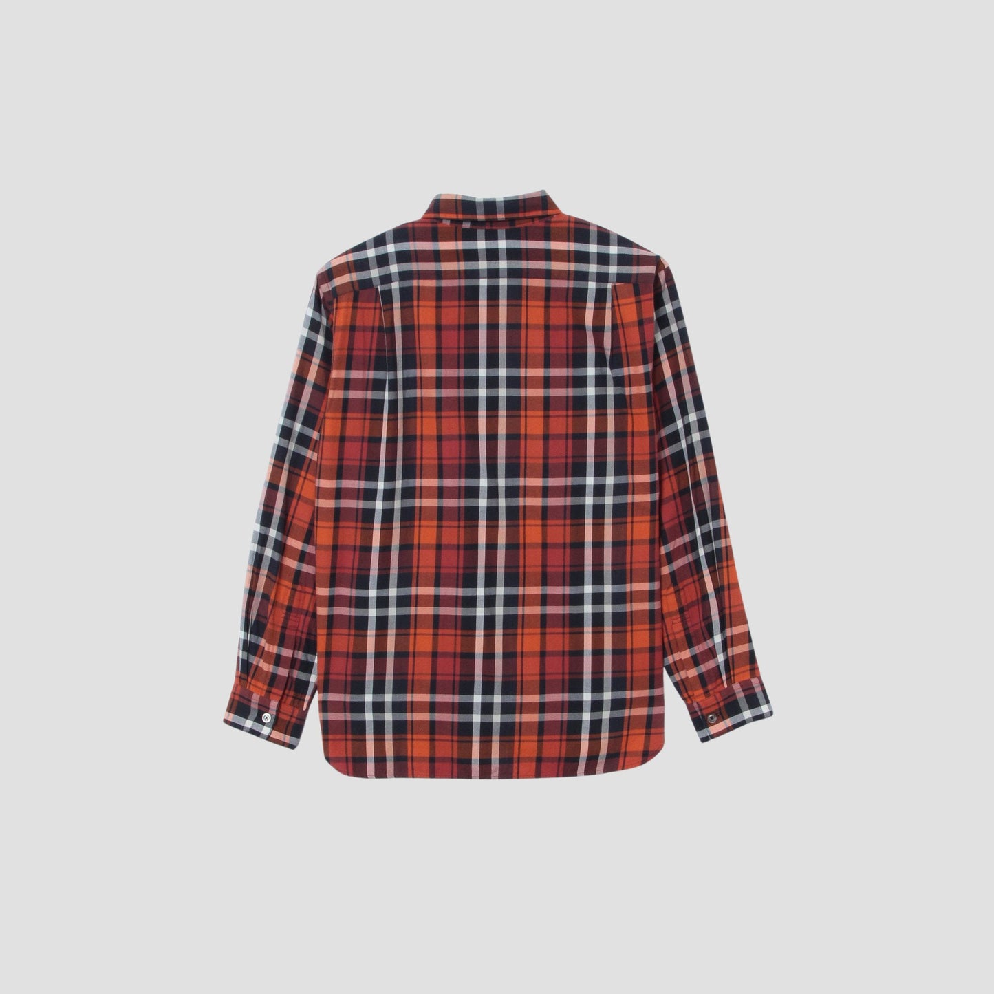 ORANGE TARTAN SHIRT