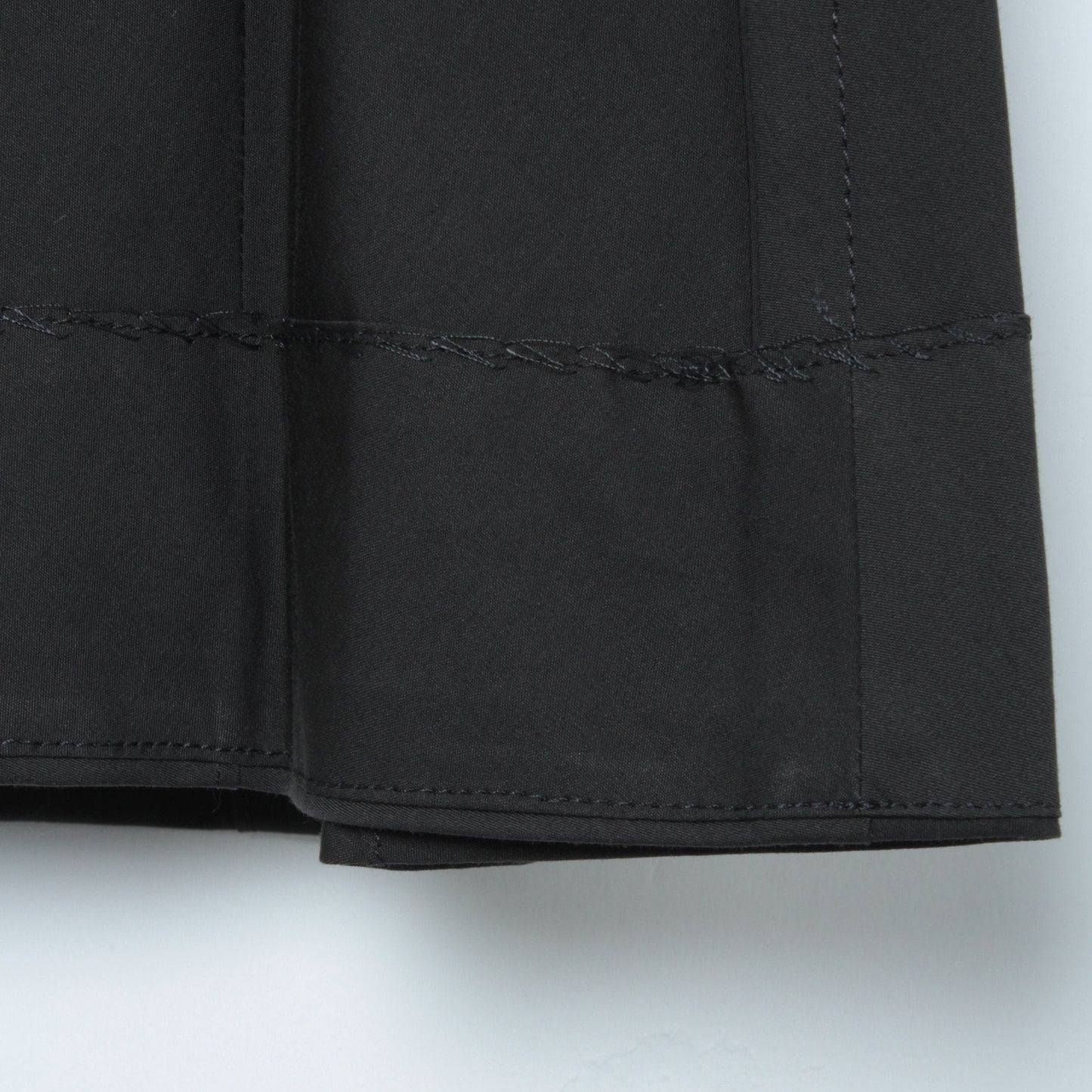 COTTON SILK POPLIN SKIRT
