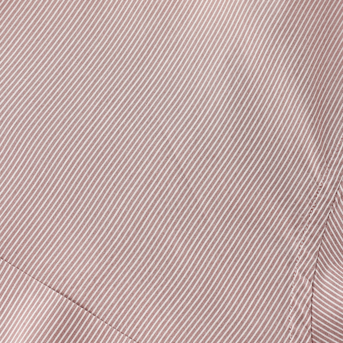SILK COTTON NARROW STRIPE SHIRT