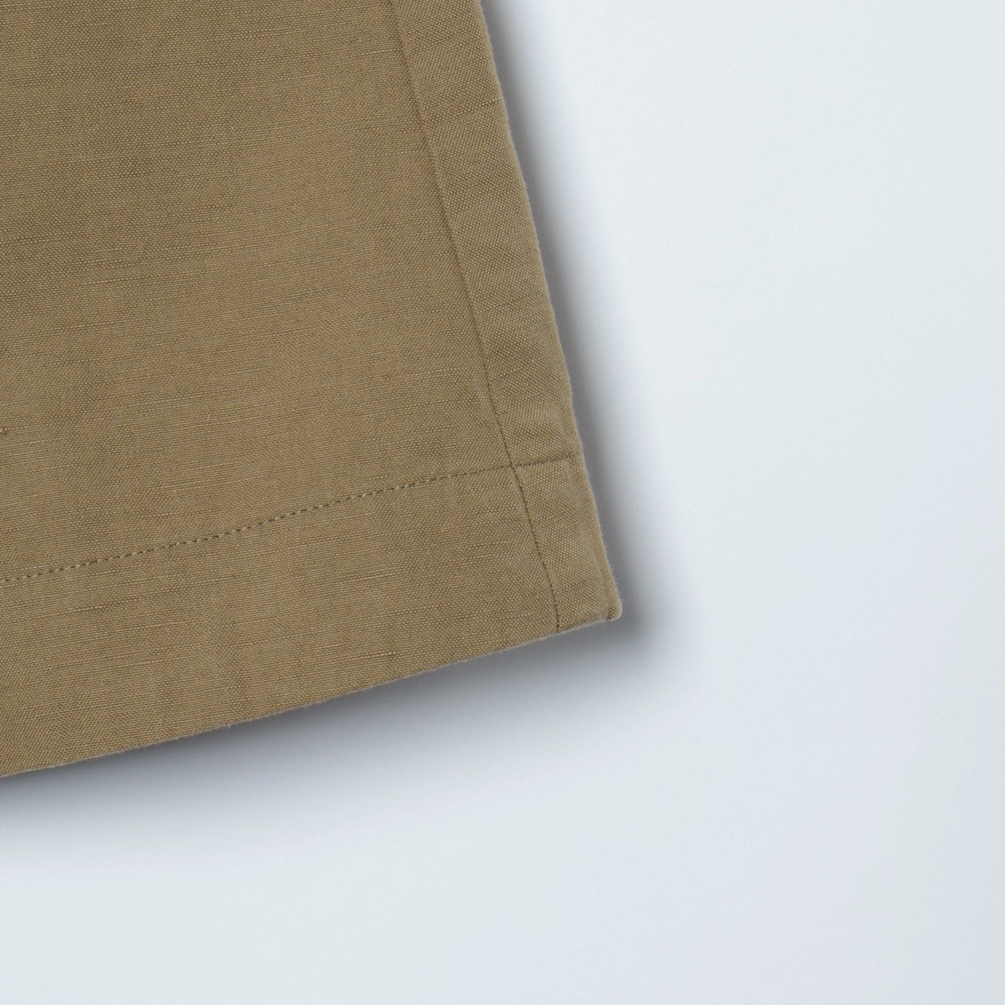 COTTON LINEN PLAIN WEAVE SKIRT