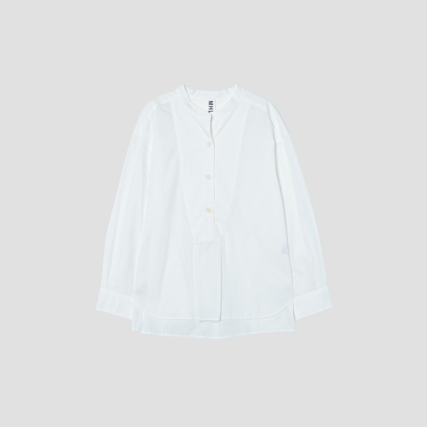 GARMENT DYE COTTON POPLIN SHIRT