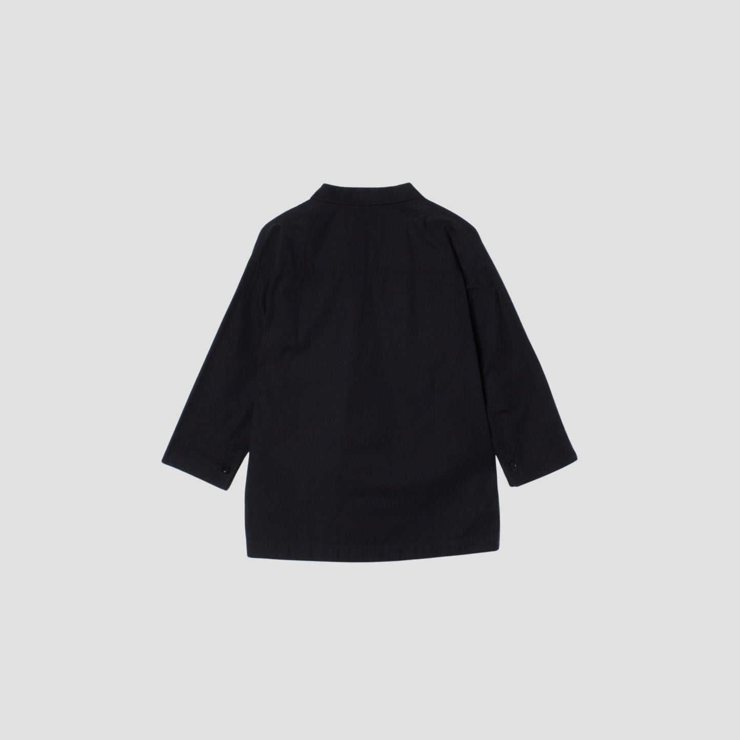 BLACK WARP COTTON DENIM SHIRT