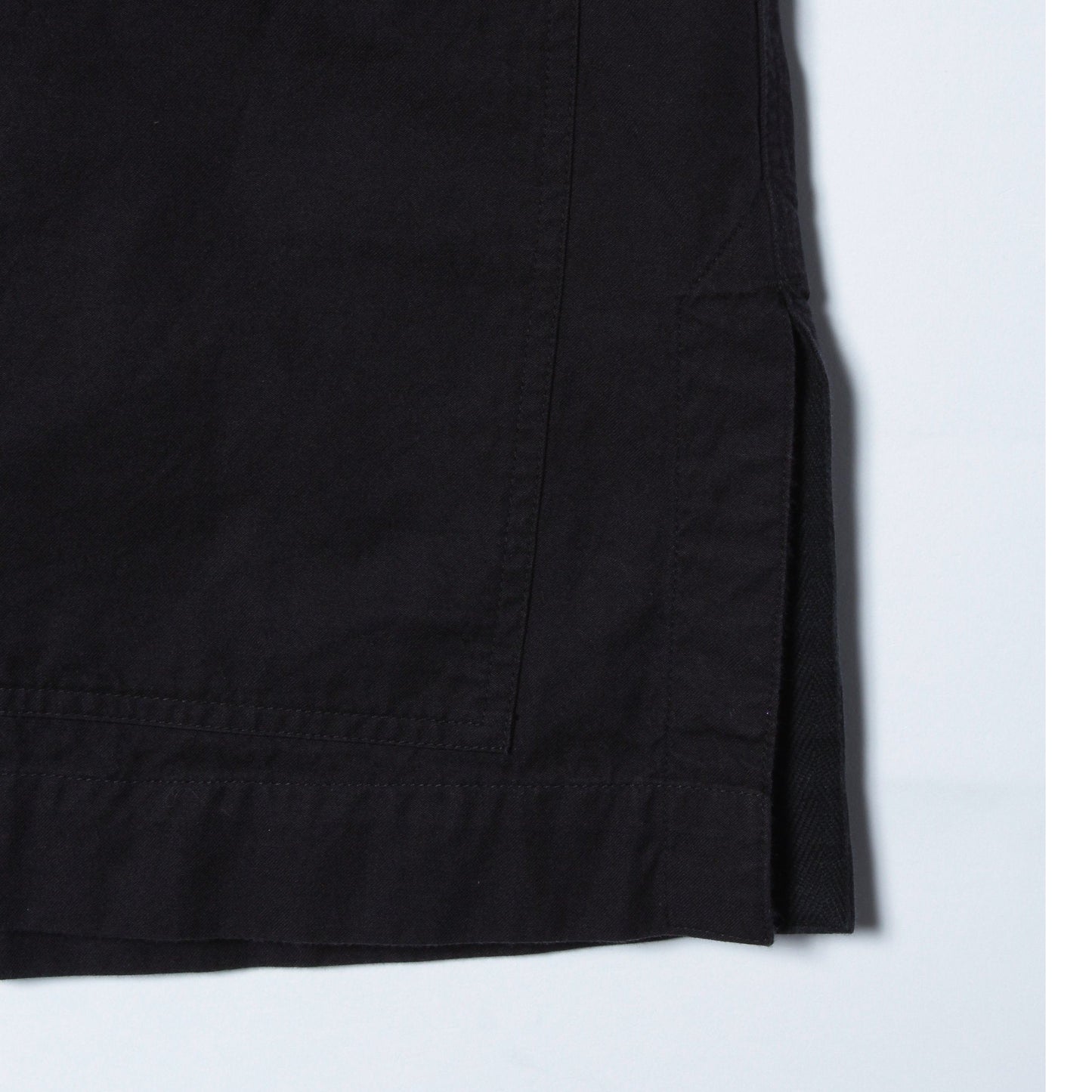BLACK WARP COTTON DENIM SHIRT