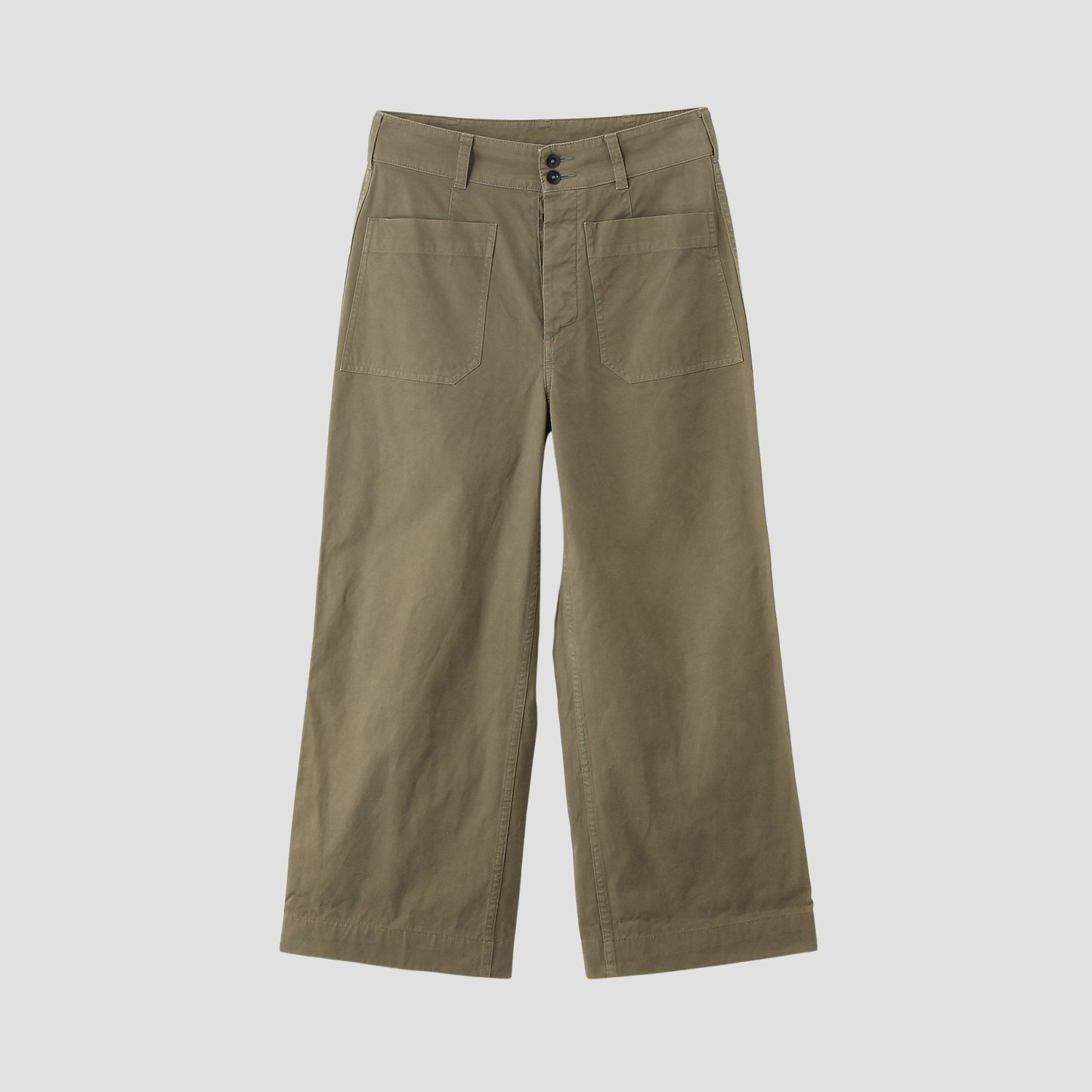 DRY COTTON CANVAS TROUSERS