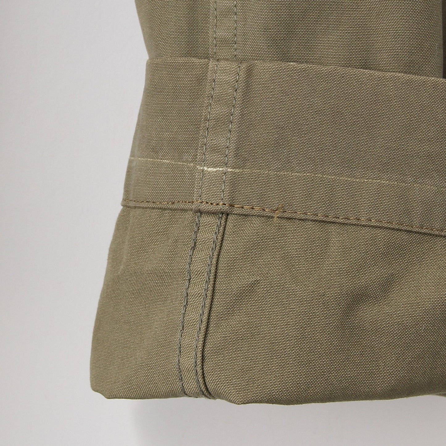 DRY COTTON CANVAS TROUSERS
