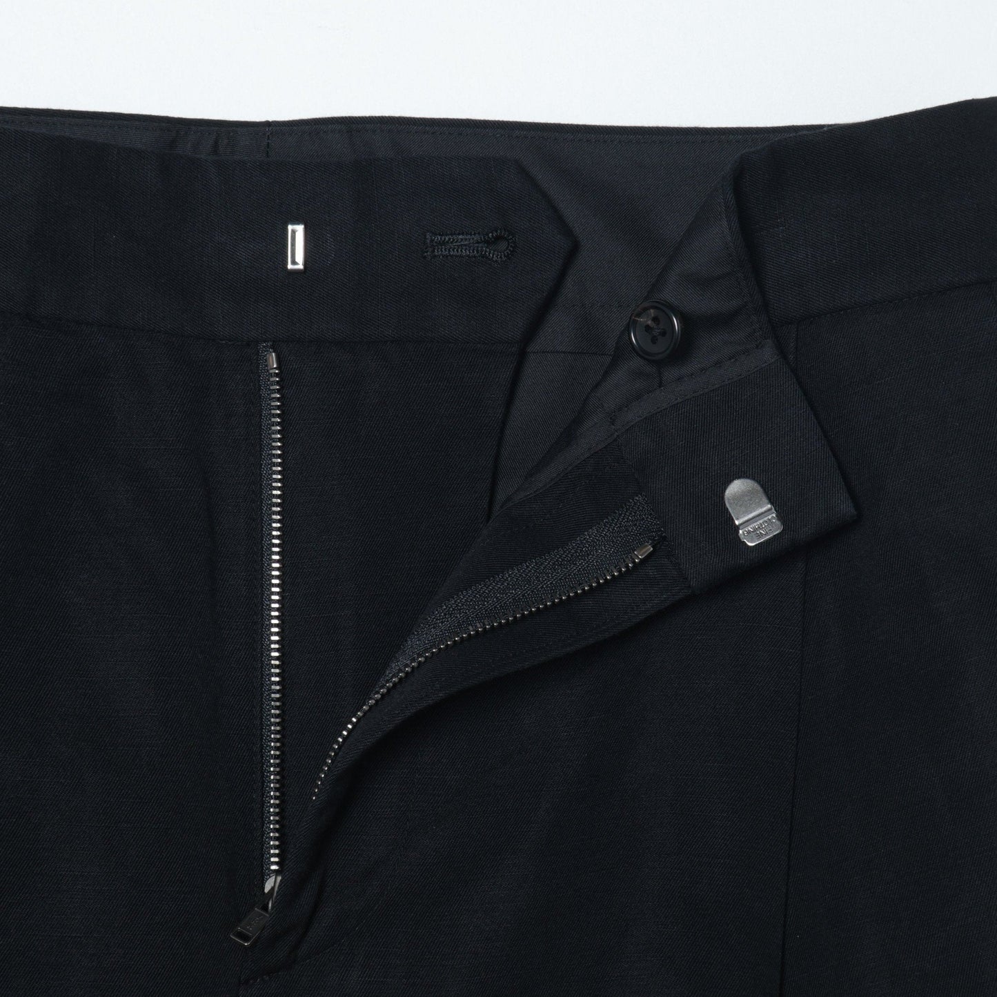 COTTON LINEN TWILL TROUSERS