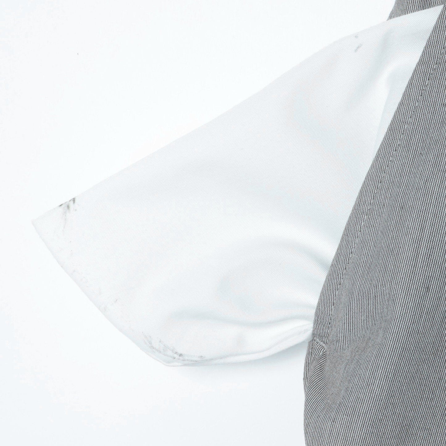 HAIRLINE STRIPE COTTON TROUSERS