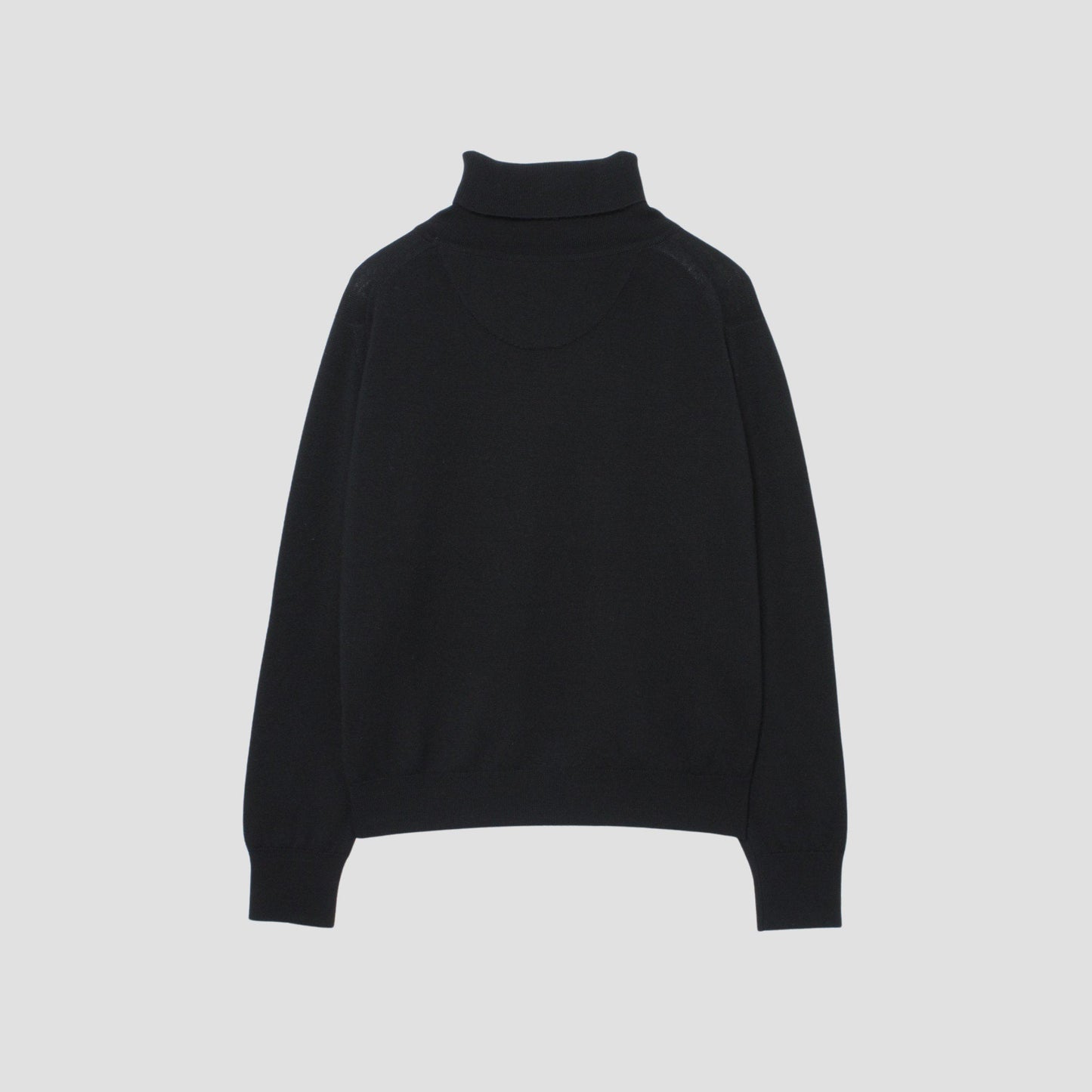 FINE WOOL TURTLE NECK KNIT