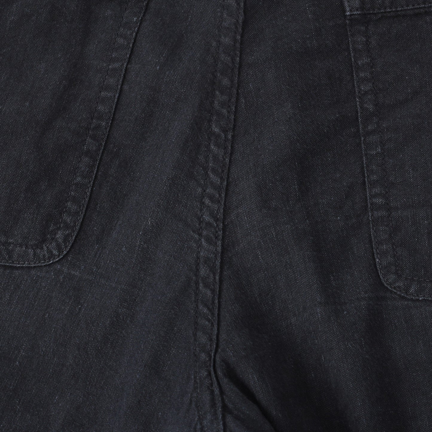 LINEN COTTON CANVAS TROUSERS