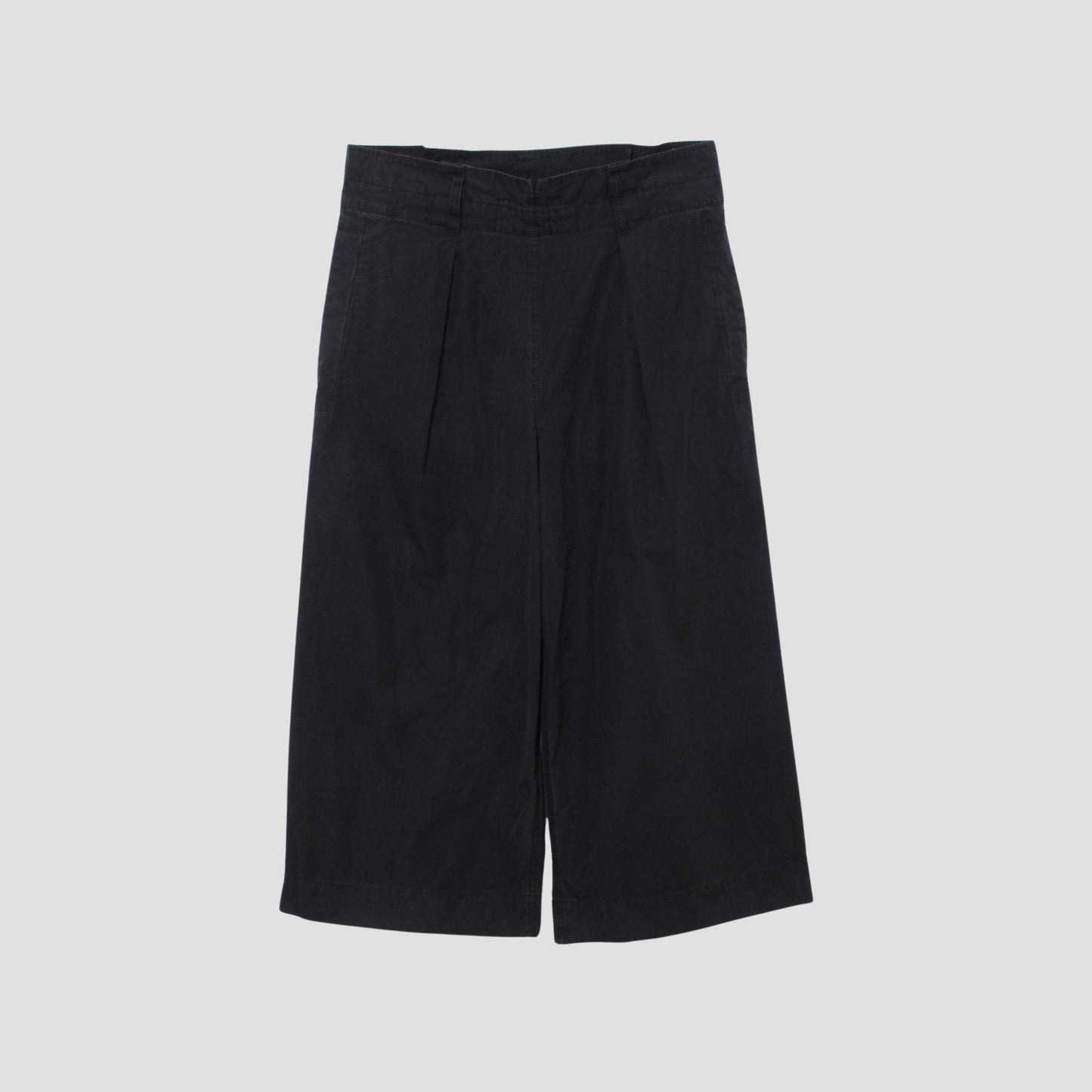 COTTON RAMIE TOUGH POPLIN TROUSERS