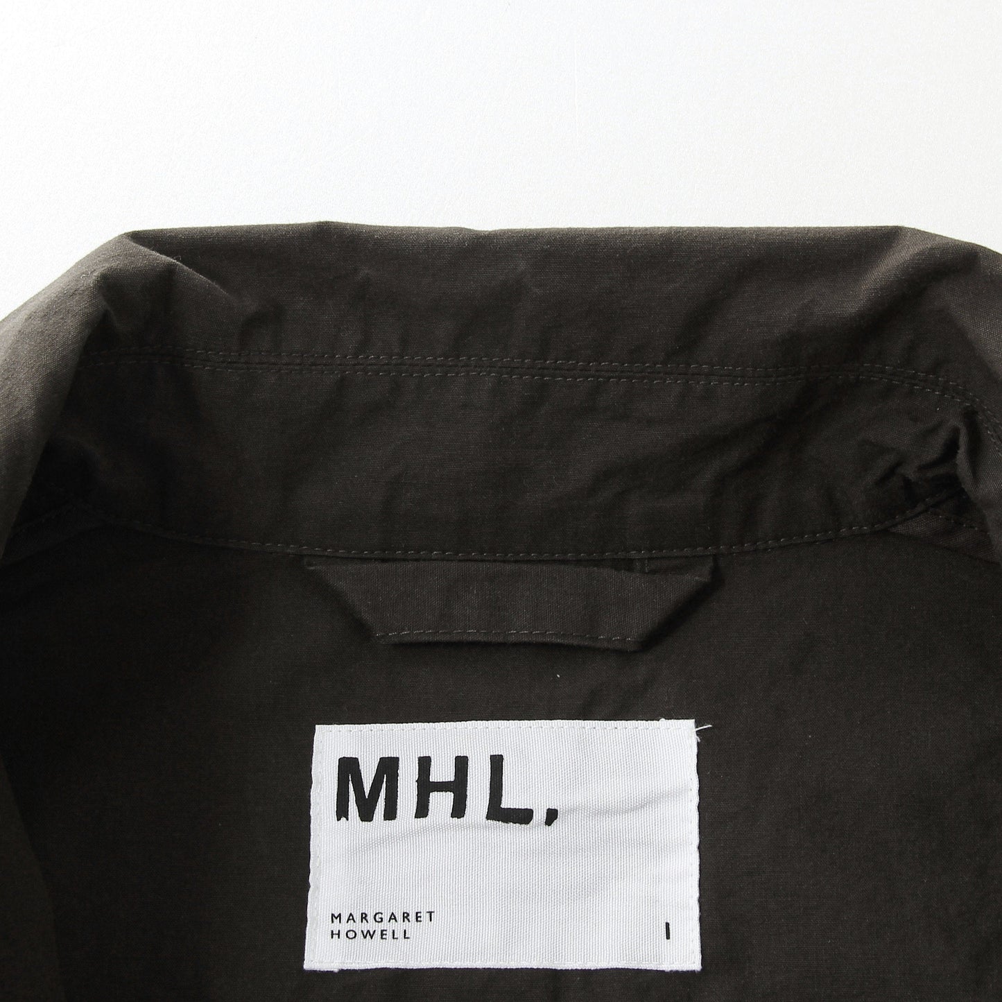 WASHED COTTON POPLIN COAT